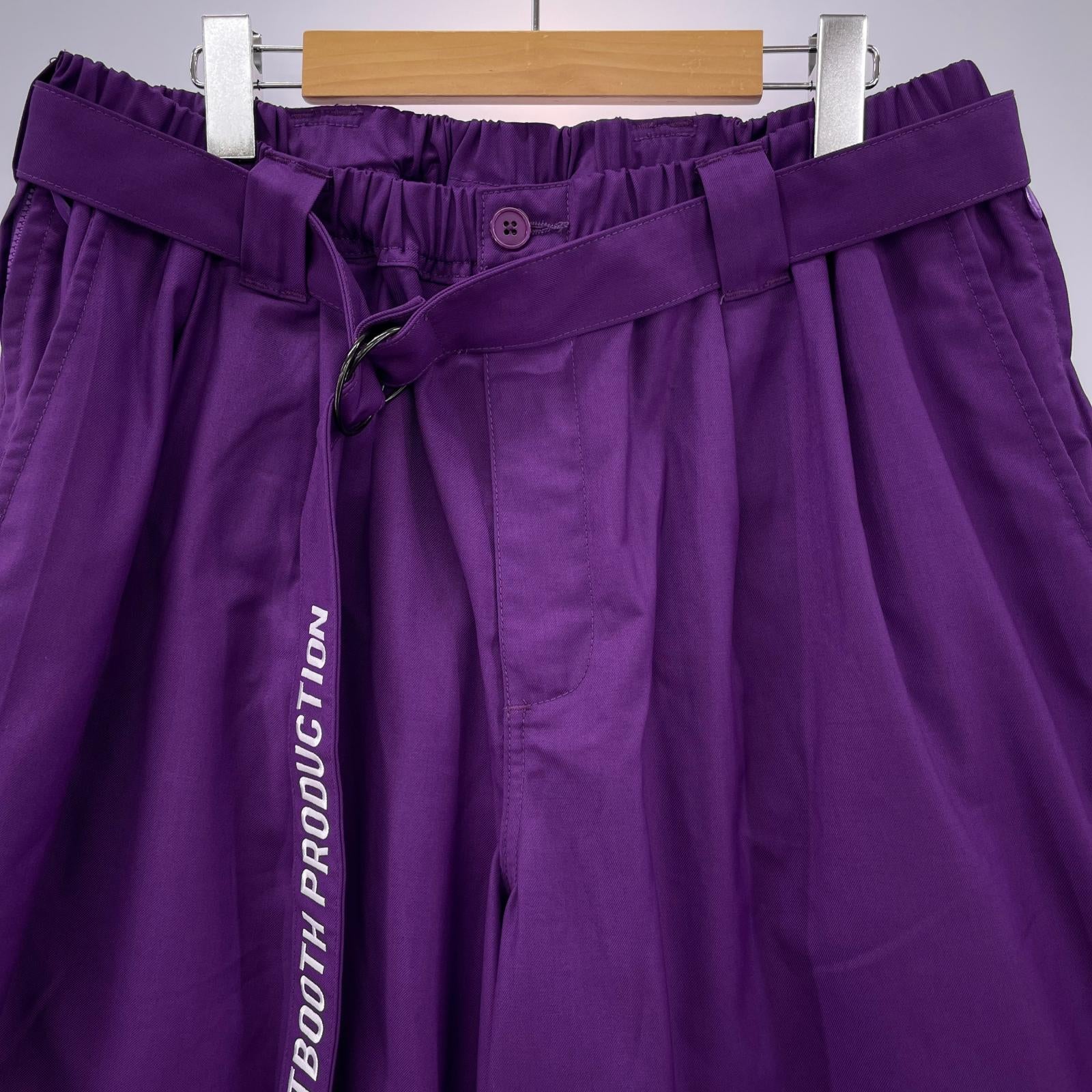 パンツ BAGGY SLACKS (XL) FW25-B10 パープル