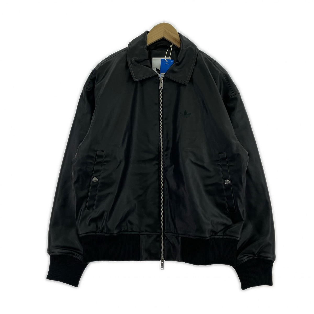 レザージャケット ボンバージャケット　ブラック　M M ブラック