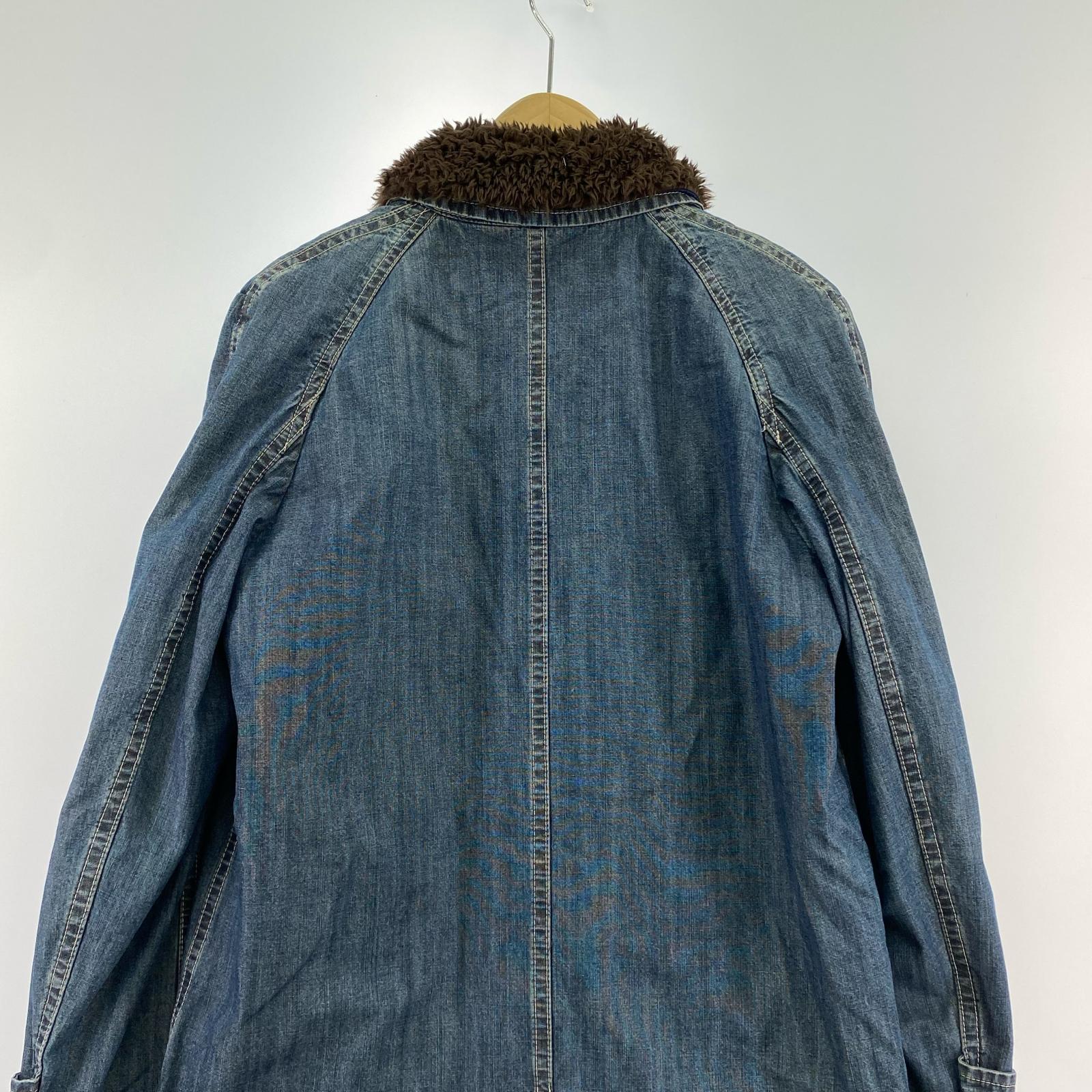 ジャケット ボアライナー デニムステンカラーコート size1 1 ブルー
