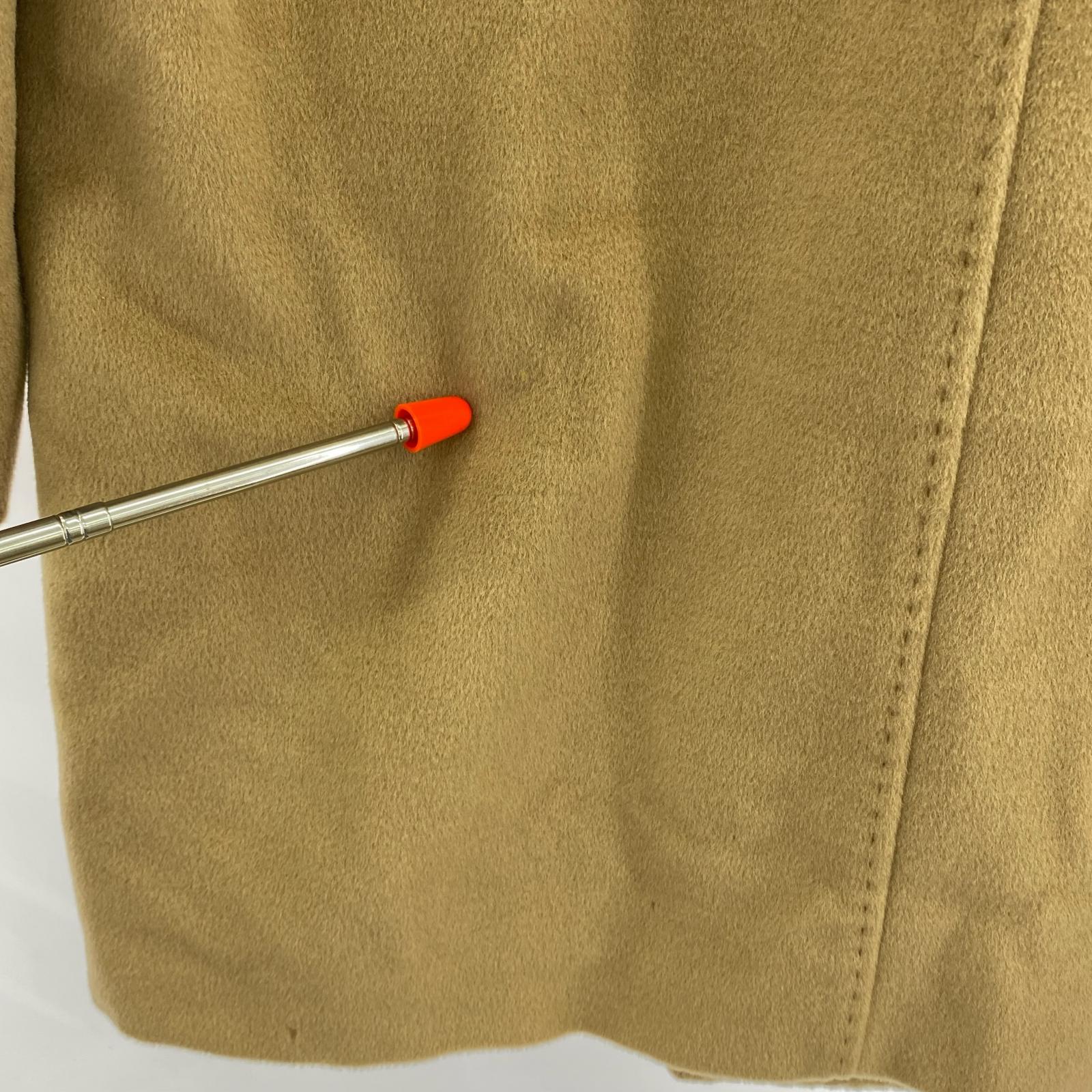 ジャケット Max Mara ヴァージンウールコート キャメル 36