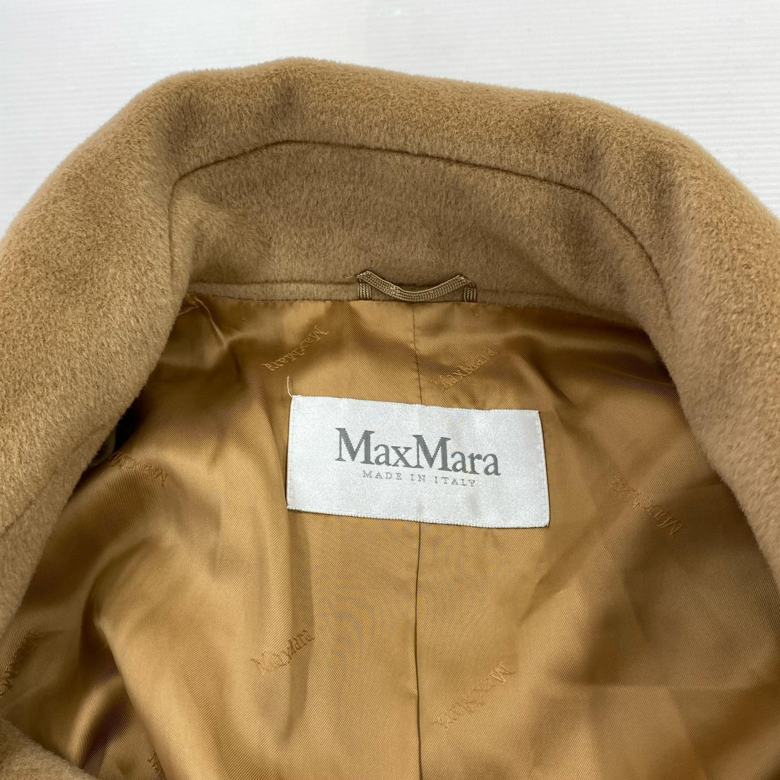 ジャケット Max Mara ヴァージンウールコート キャメル 36