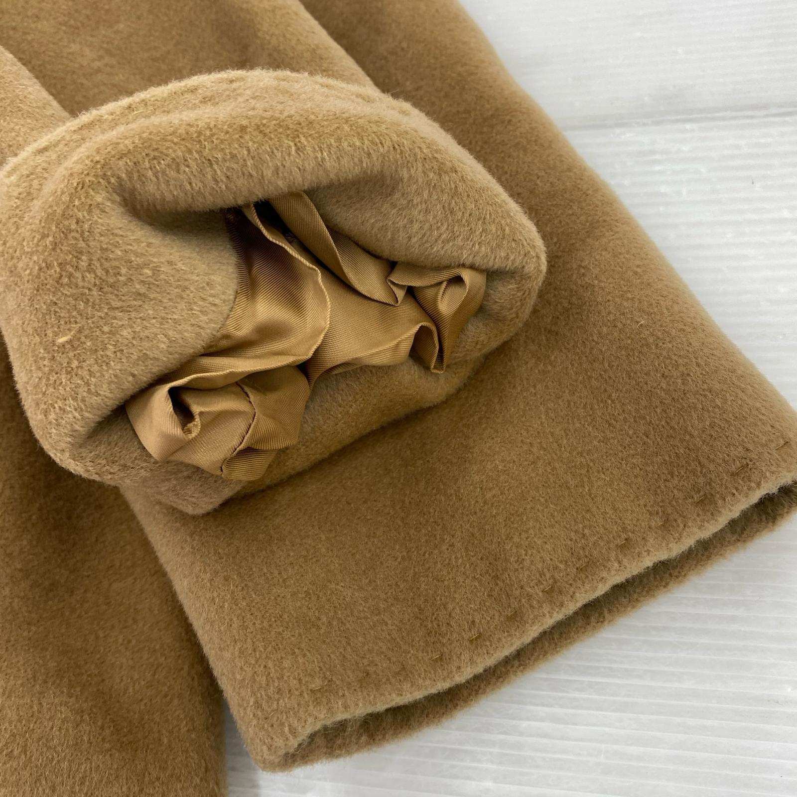 ジャケット Max Mara ヴァージンウールコート キャメル 36