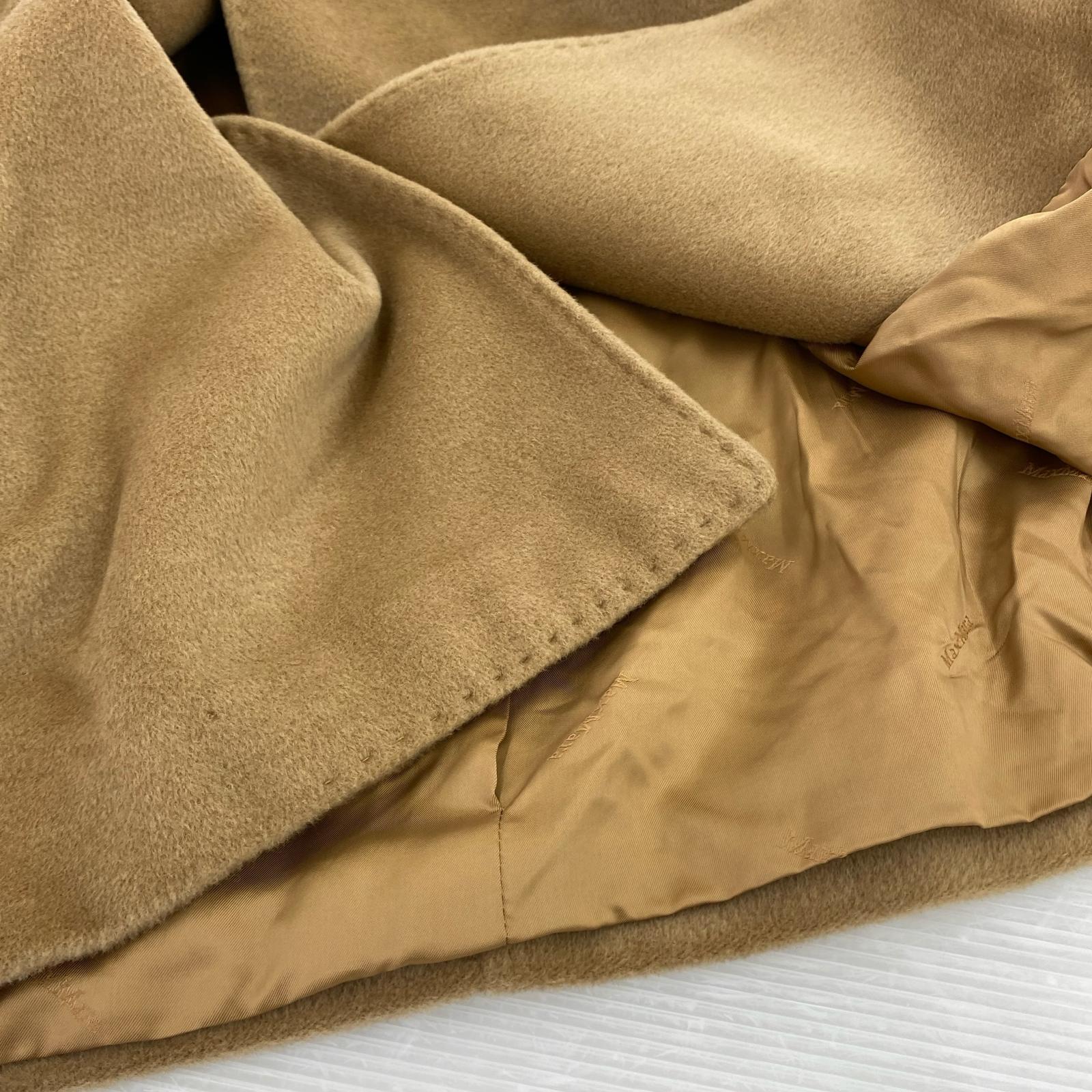 ジャケット Max Mara ヴァージンウールコート キャメル 36