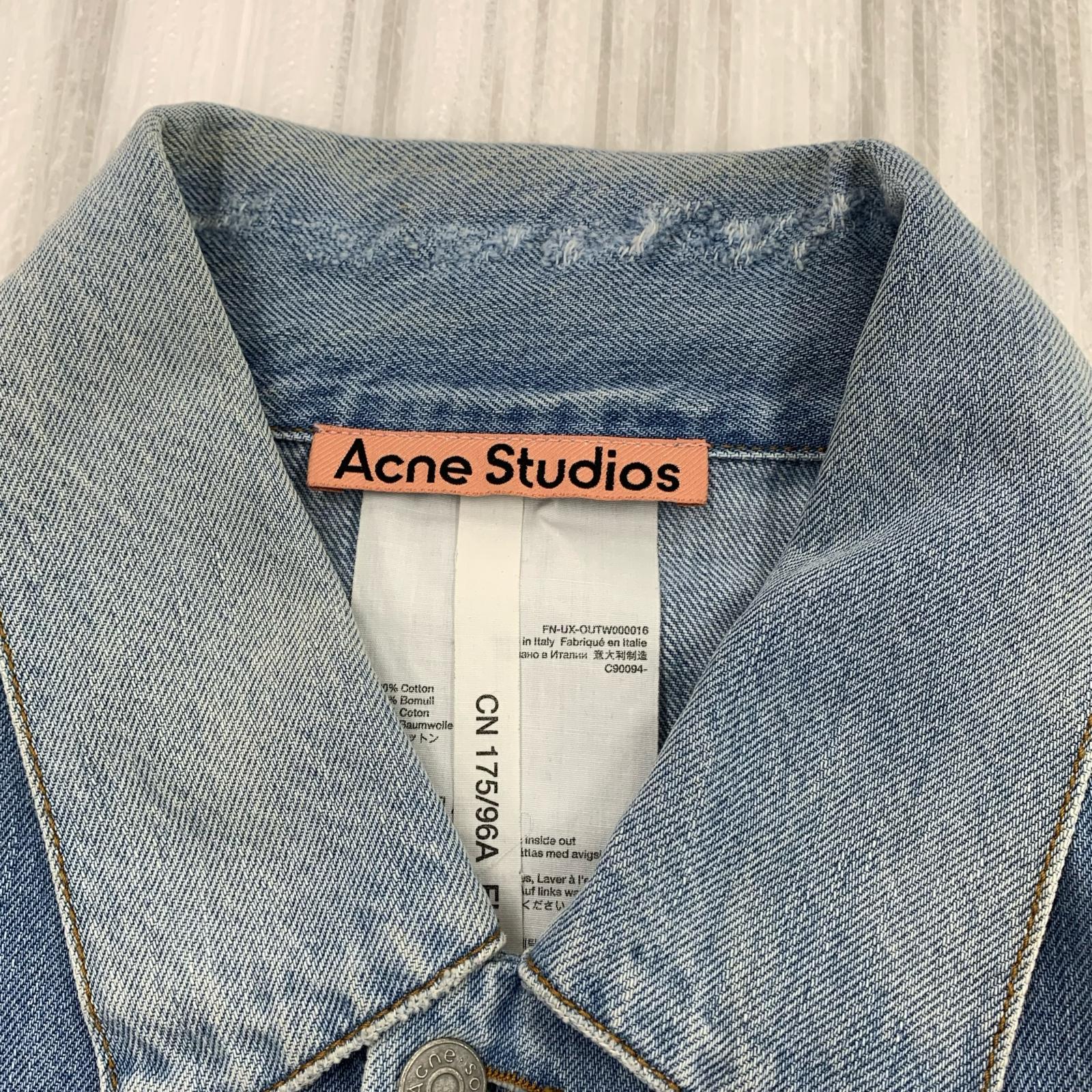 デニムジャケット Acne Studios ルーズフィットデニムジャケット (S/M) ブルー