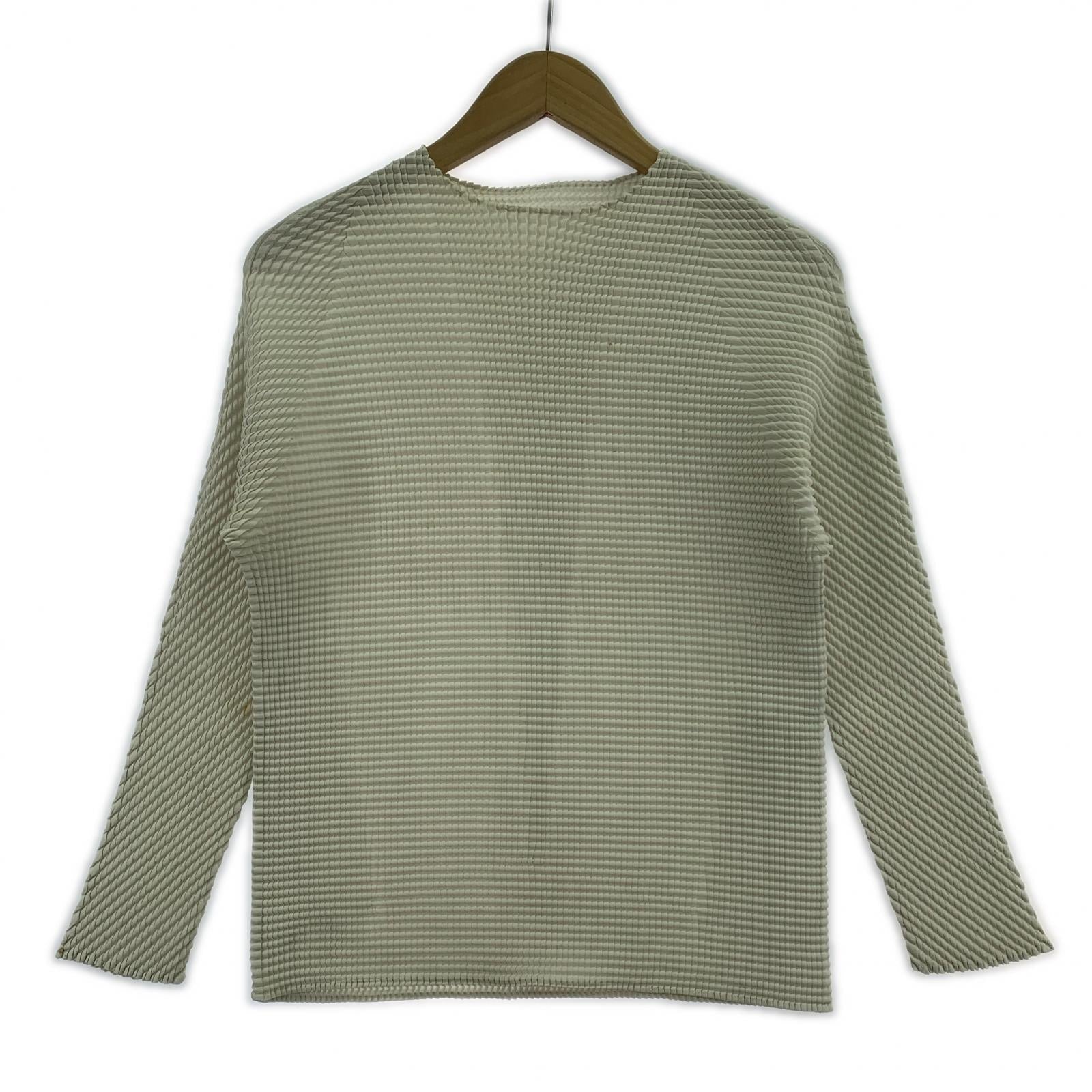 その他トップス ISSEY MIYAKE　プリーツ トップス アイボリー M