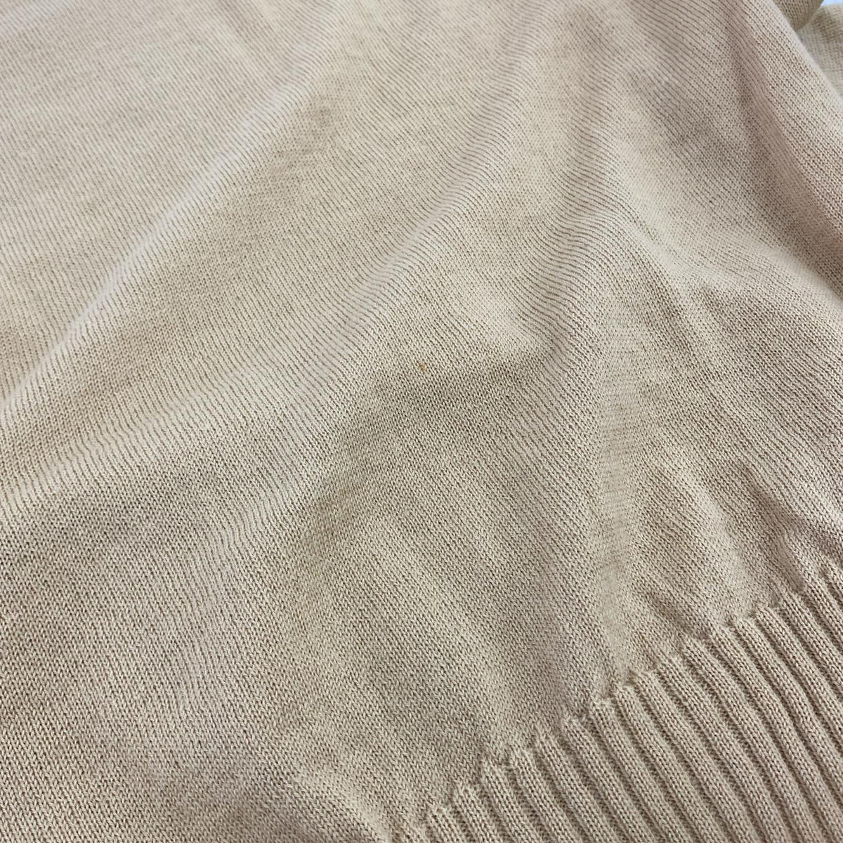 ニット ISSEY MIYAKE ARCHIVE ｳｰﾙｸﾙｰﾈｯｸｾｰﾀｰ ﾍﾞｰｼﾞｭ (M) M ベージュ