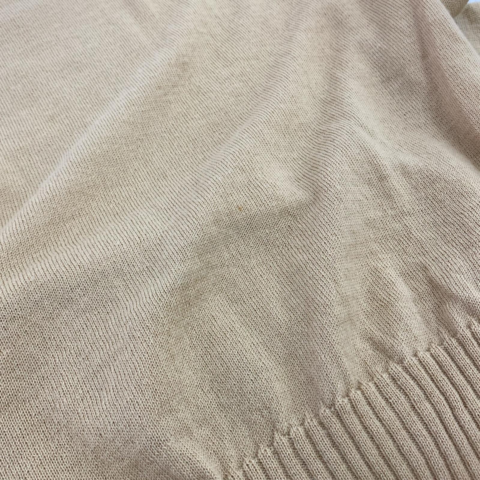 ニット ISSEY MIYAKE ARCHIVE ウールクルーネックセーター ベージュ (M) M ベージュ
