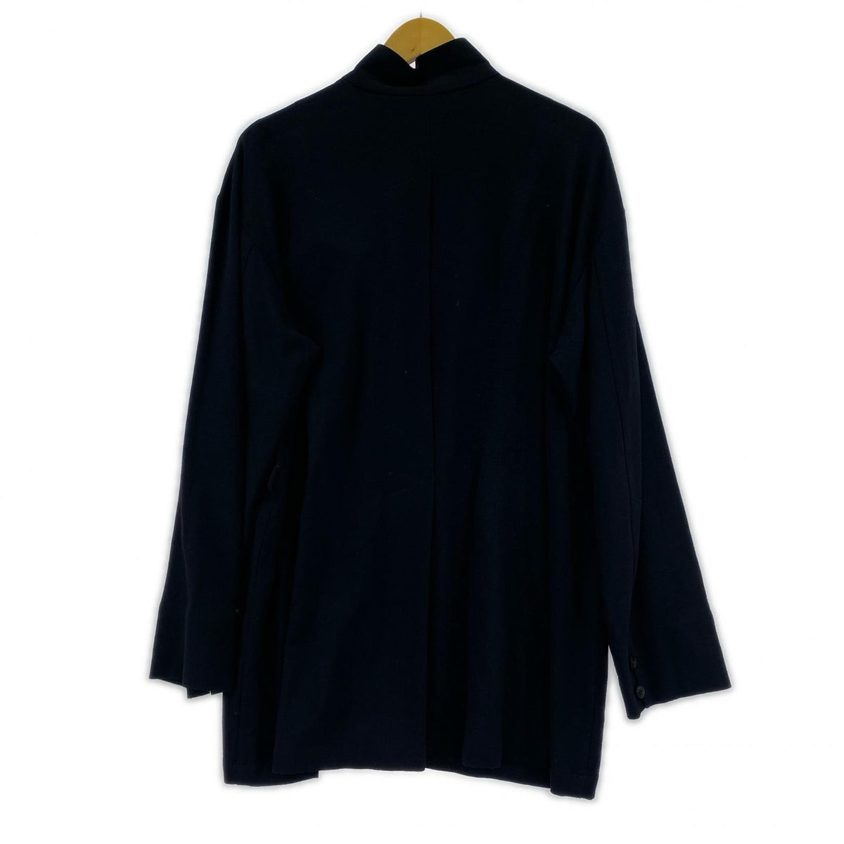 長袖シャツ PERMANENTE ISSEY MIYAKE ハーフボタンブラウス 黒 ブラック