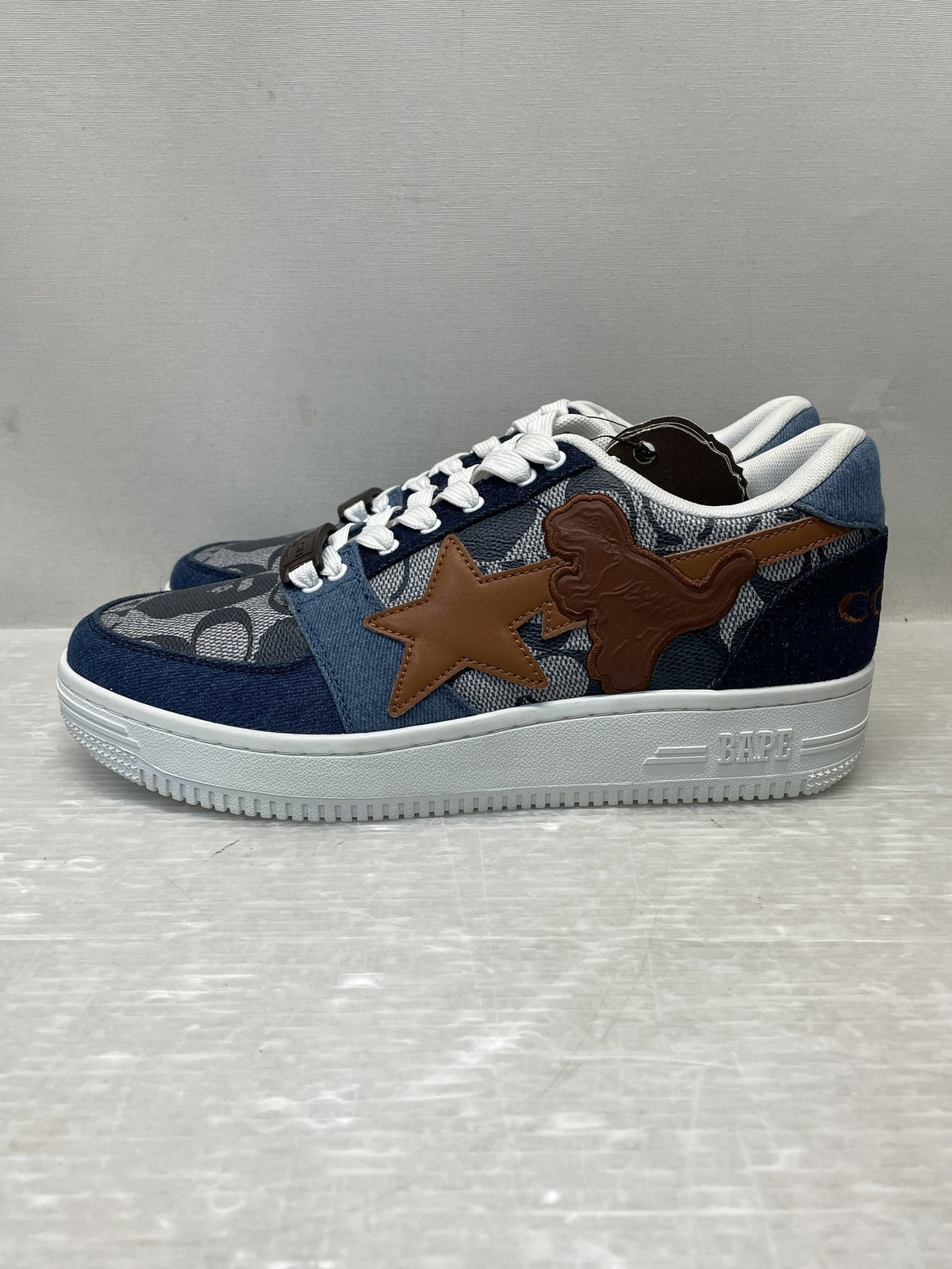 スニーカー A BATHING APE×COACH Ready-To-Wear BAPE STA BlueBrown 9