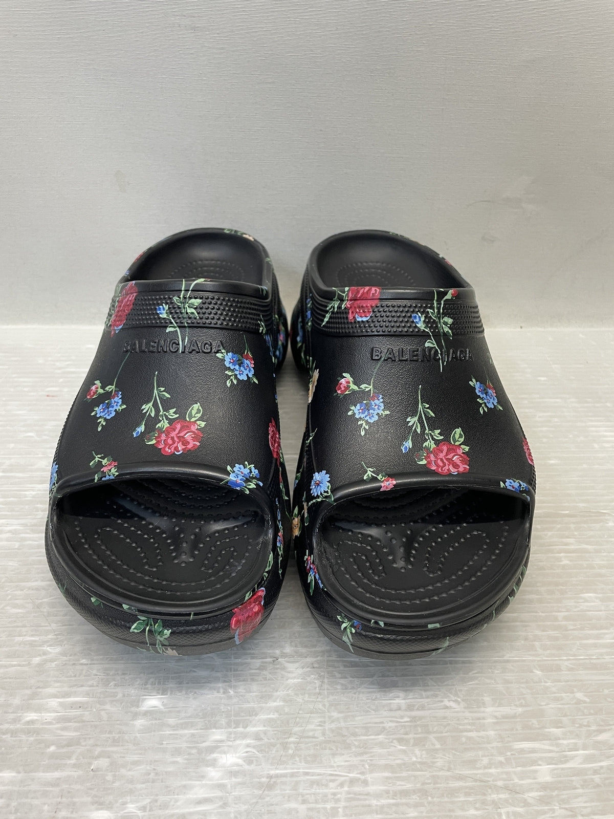 BALENCIAGA×Crocs Pool Crocs Slide Sandal 40 黒