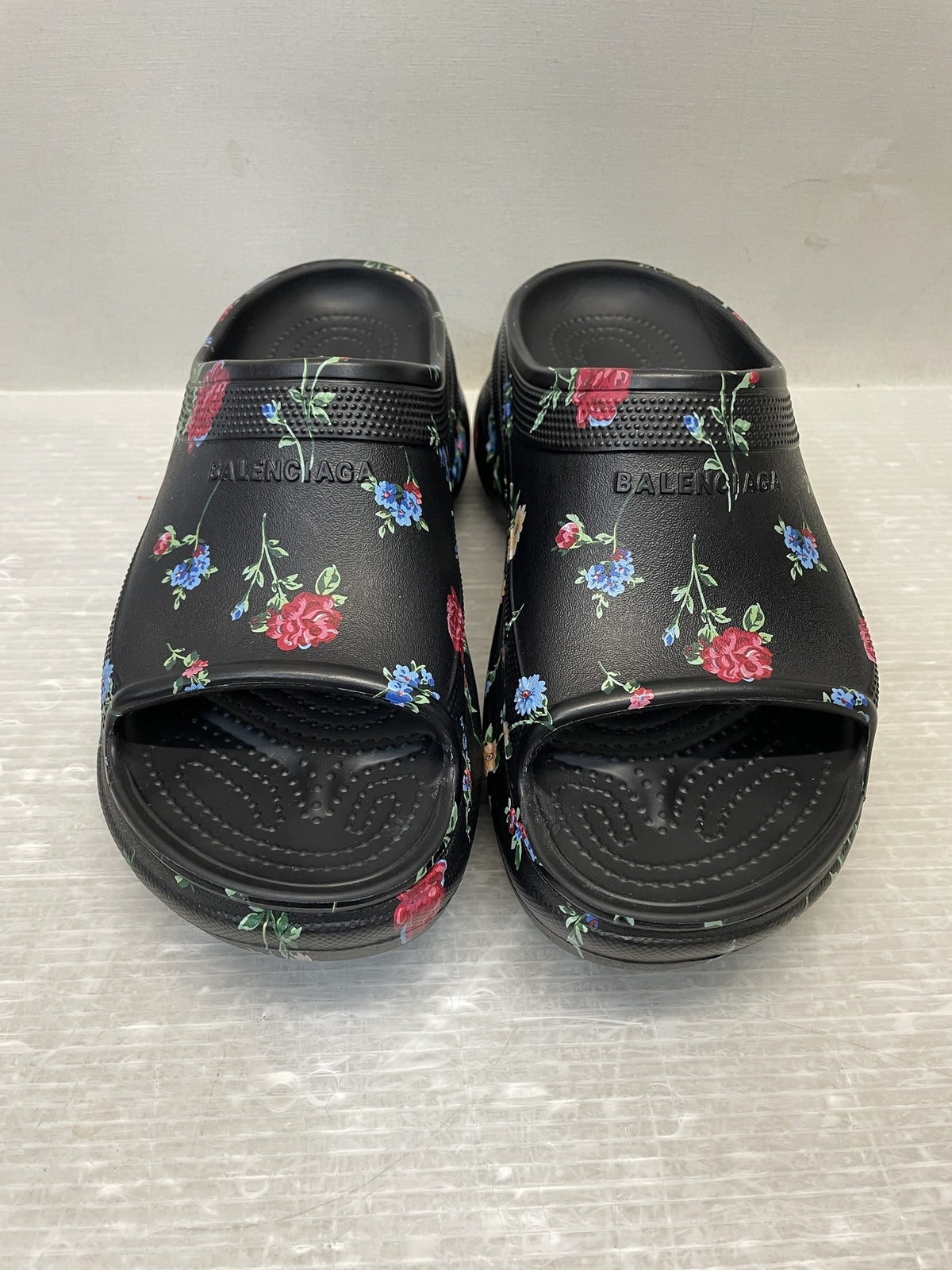 BALENCIAGA×Crocs Pool Crocs Slide Sandal 40 黒