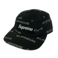 キャップ reflective jacquard camp cap 24fw ブラック