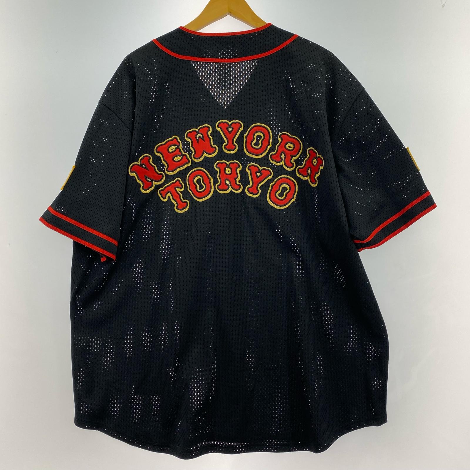 半袖シャツ ×HOMERUN Baseball shirt ブラック