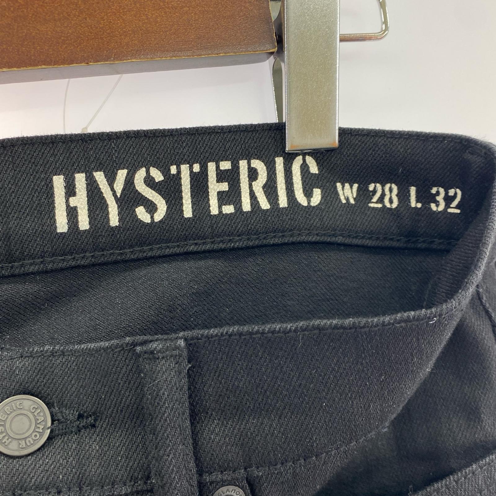 パンツ 21SS TYPE LoGo スリムデニムパンツ 黒 28 ブラック