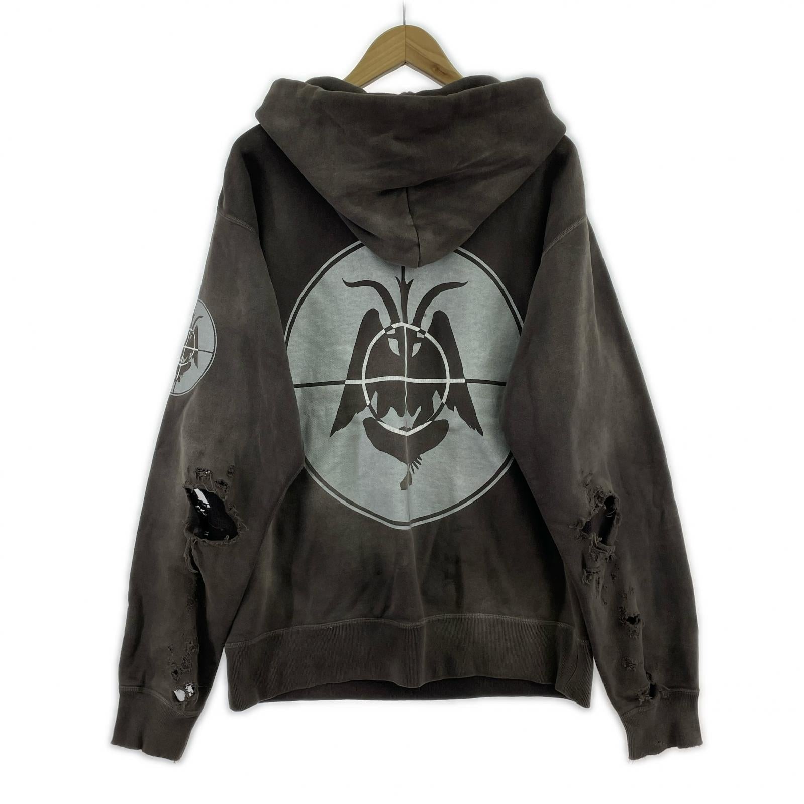 パーカー 21AW HOODIE FOCUS M M ブラウン