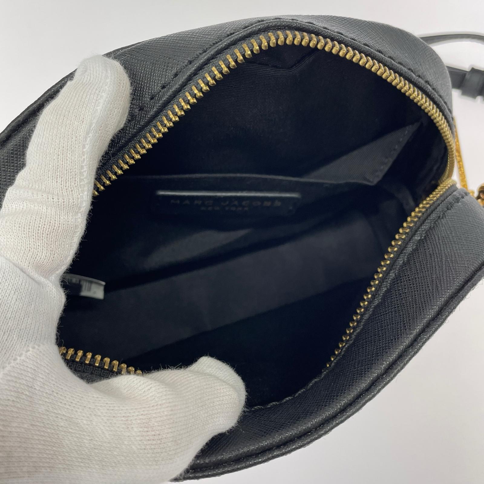 ショルダーバッグ Play back　レザーショルダーバッグ　BLK ブラック