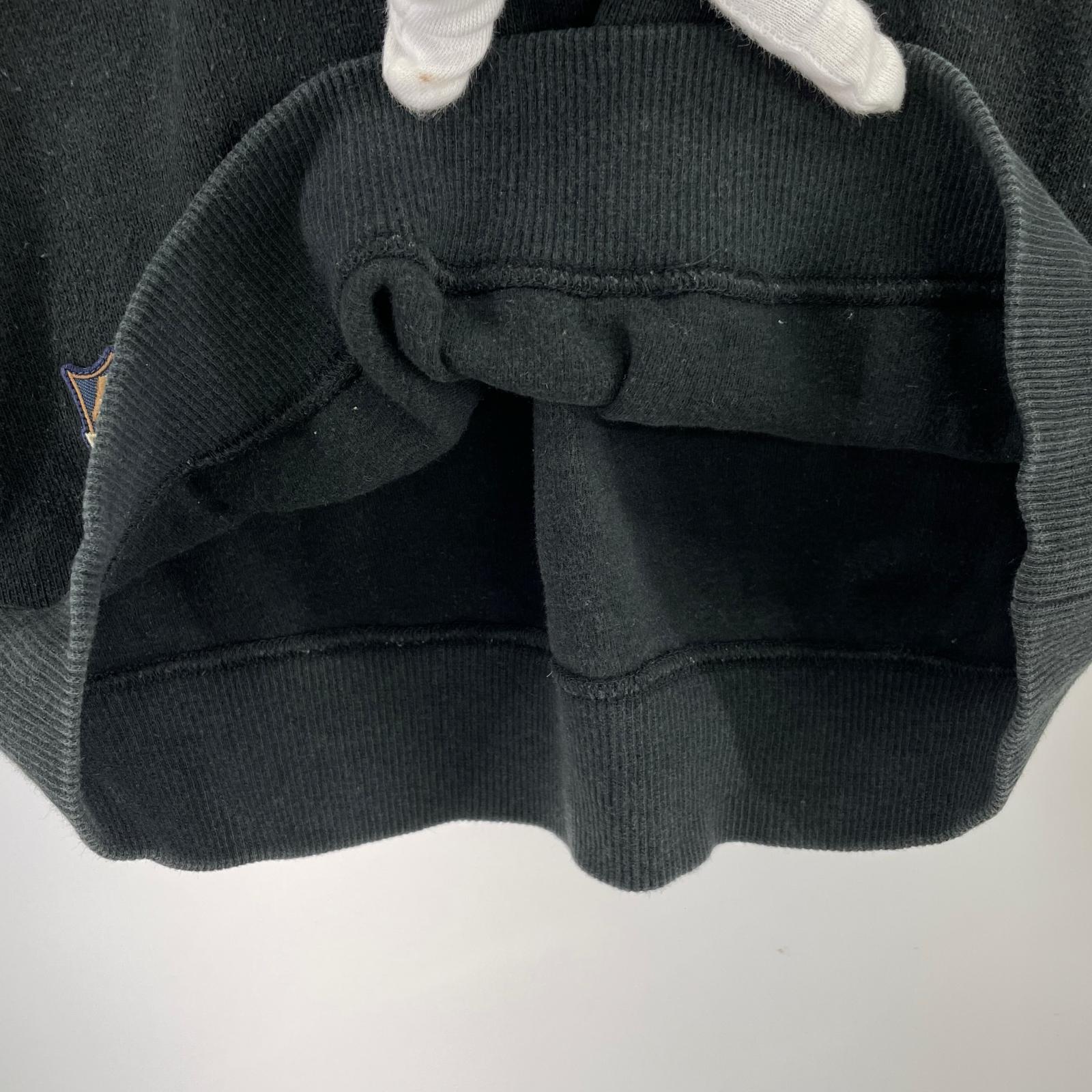 スウェット バック刺繍ロゴスウェット ブラック M ブラック