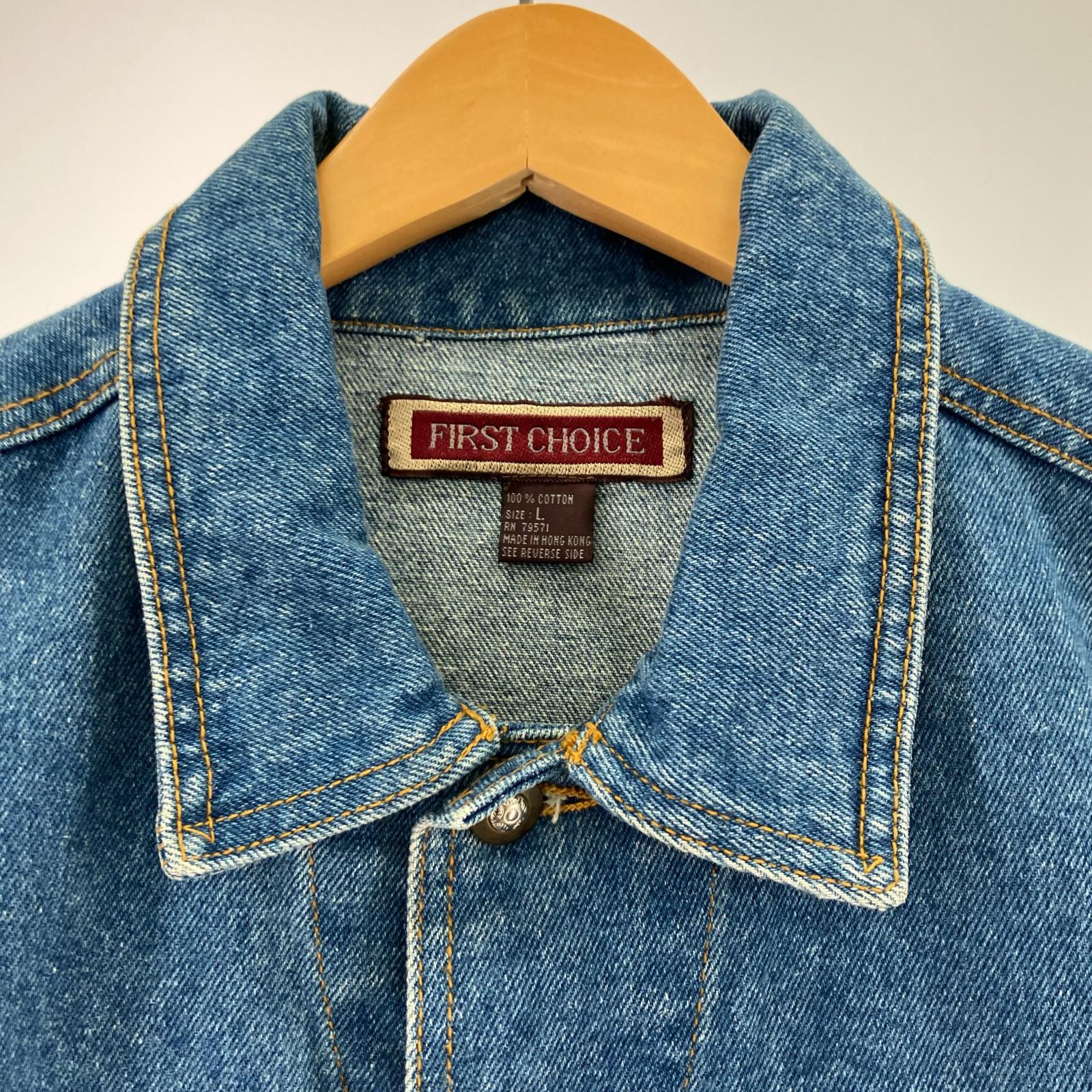 デニムジャケット FIRST CHOICE (L) L ブルー