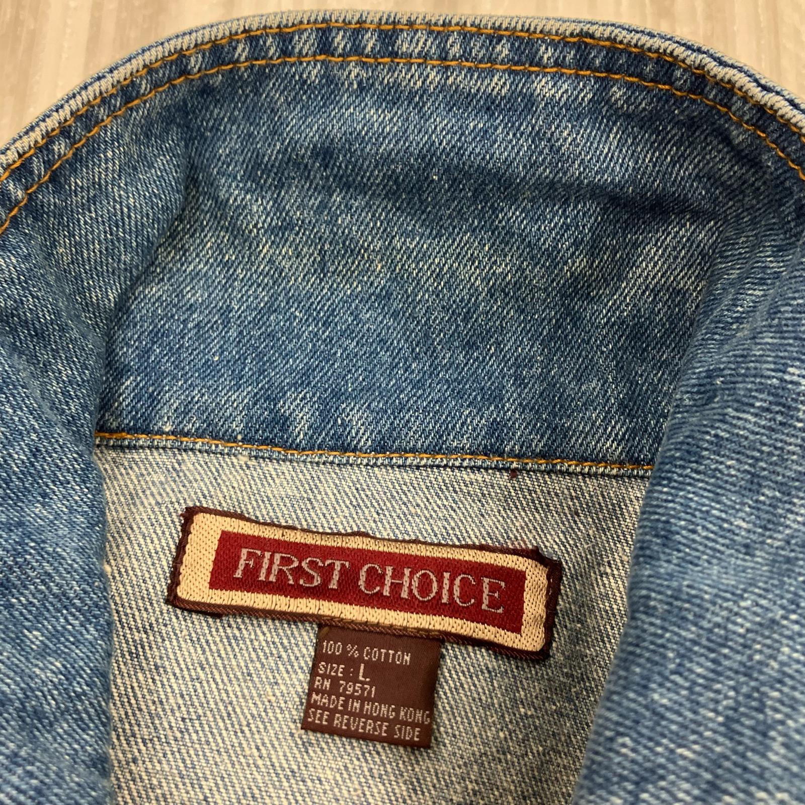 デニムジャケット FIRST CHOICE (L) L ブルー
