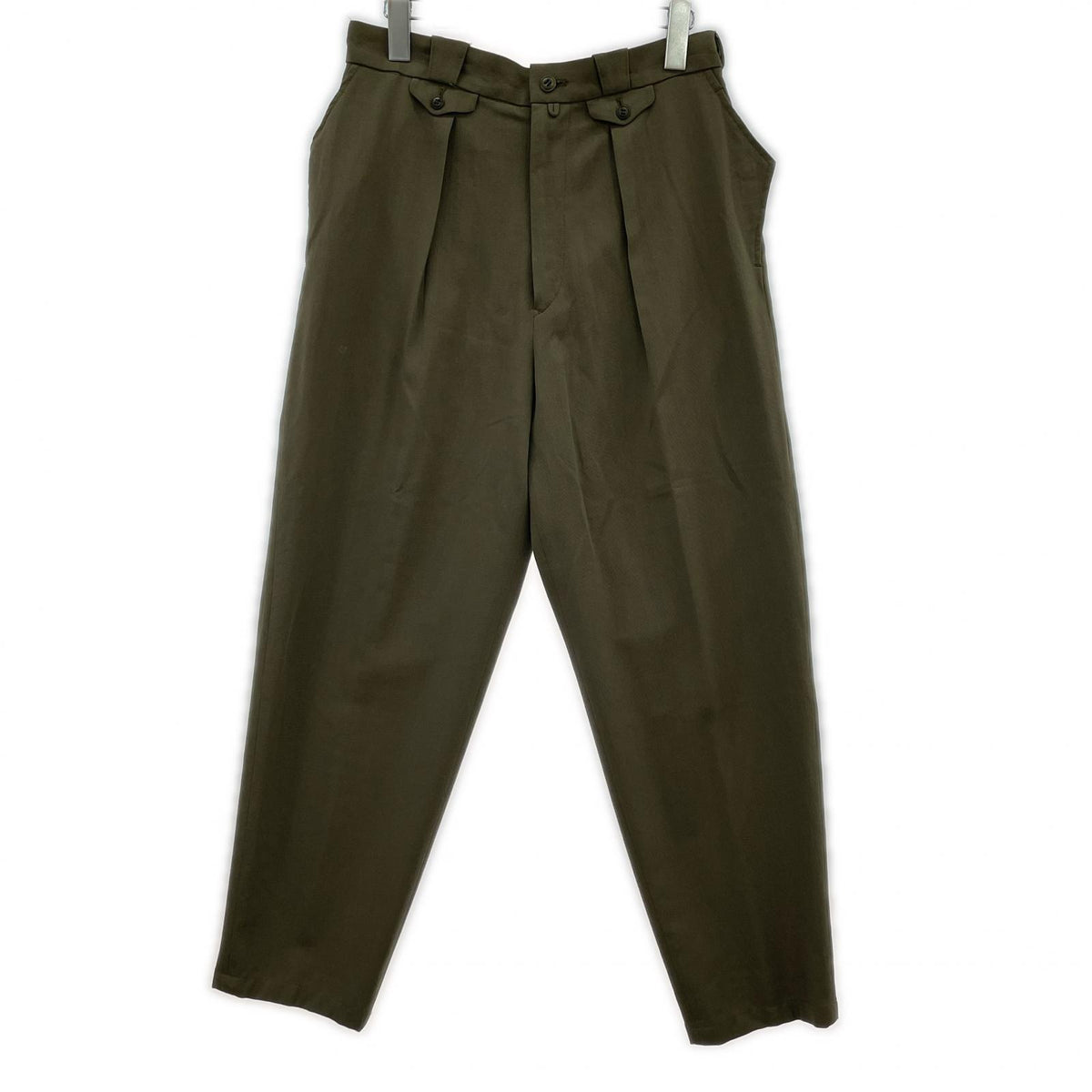 パンツ Y's ギミックポケット デザインウールスラックス オリーブ