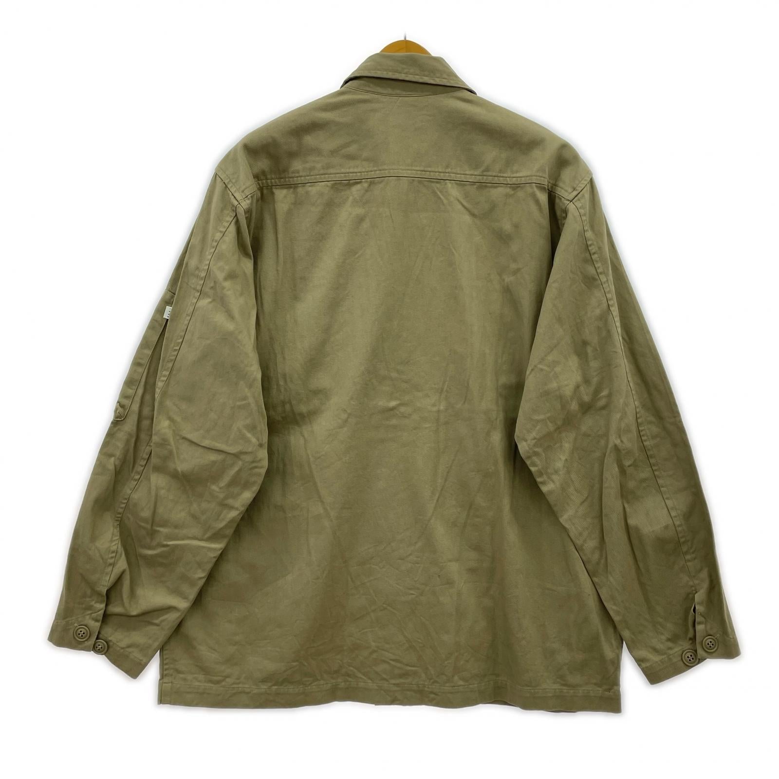 ジャケット GOODENOUGH FINESSE サファリシャツジャケット M ベージュ M ベージュ
