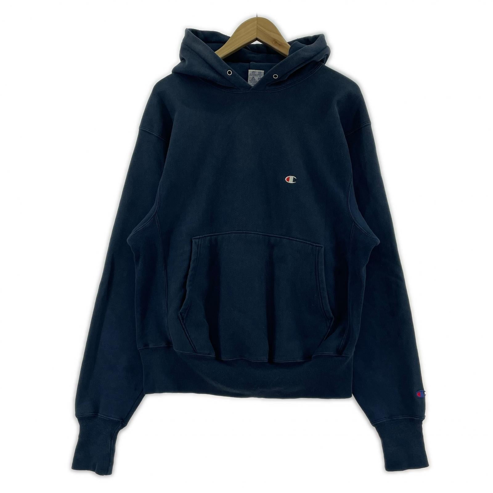 パーカー 90s REVERSE WEAVE NVY M ネイビー