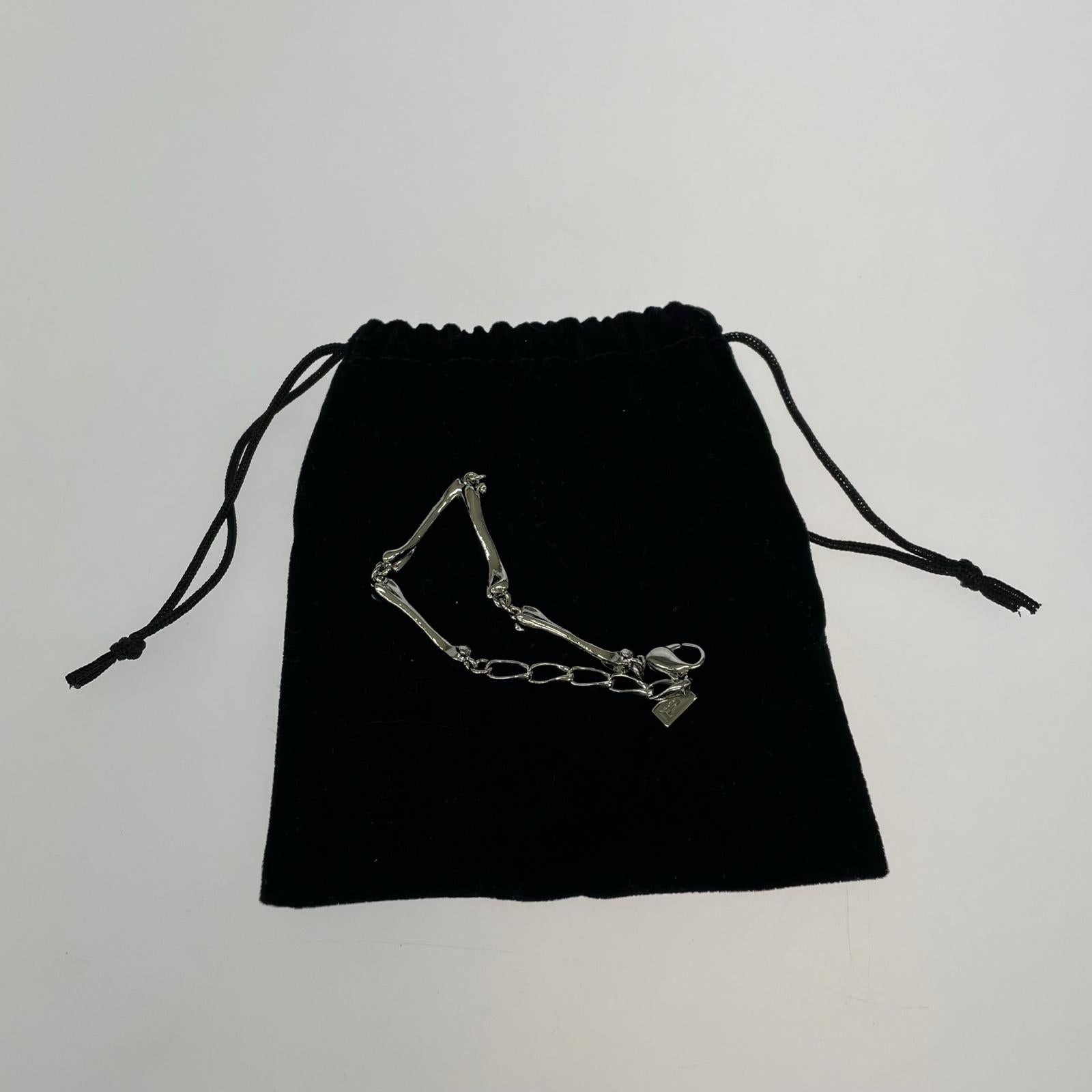 ブレスレット BONE CONNECTED BRACELET シルバー