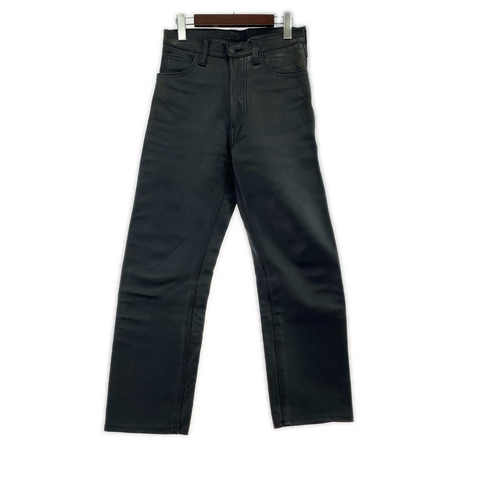 パンツ AERO LEATHERS TALON ホース W28 ブラック