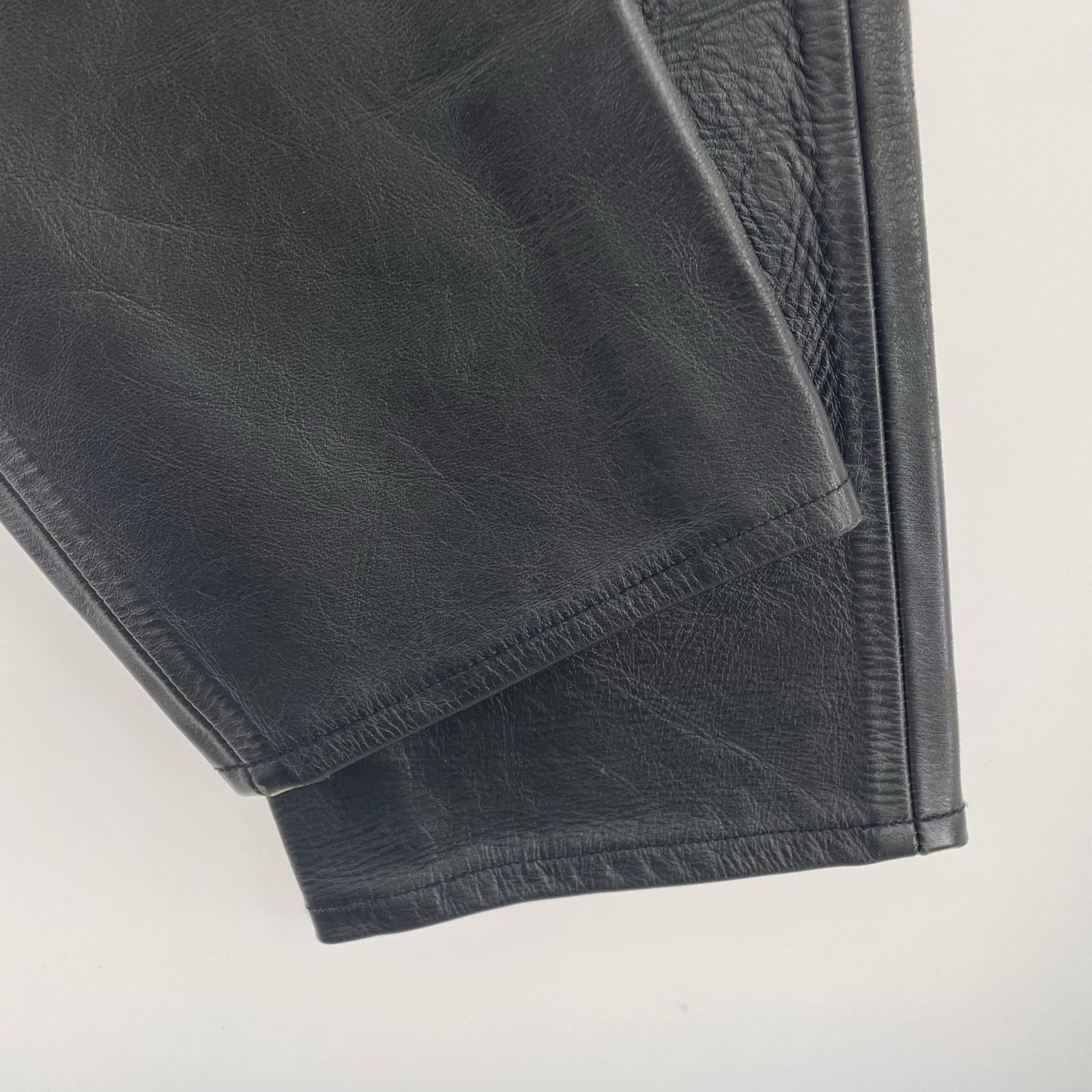 パンツ AERO LEATHERS TALON ホース W28 ブラック