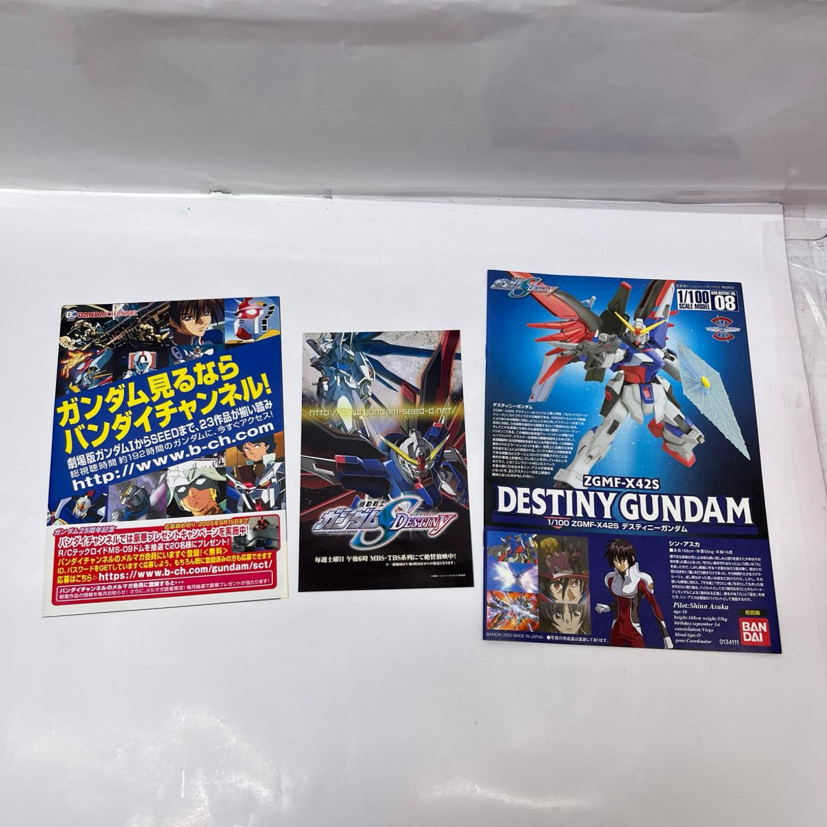1/100 ZGMF-X42S デスティニーガンダム 機動戦士ガンダムSEED DESTINY（シード デスティニー） BANDAI（バンダイ ガンプラ