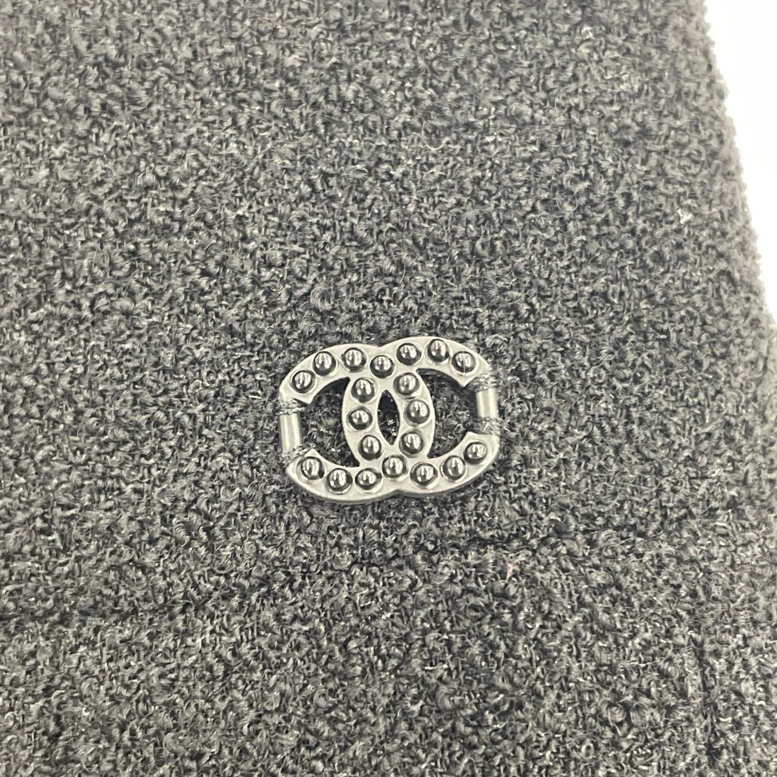 CHANEL 黒 スカート P21568V12438 38