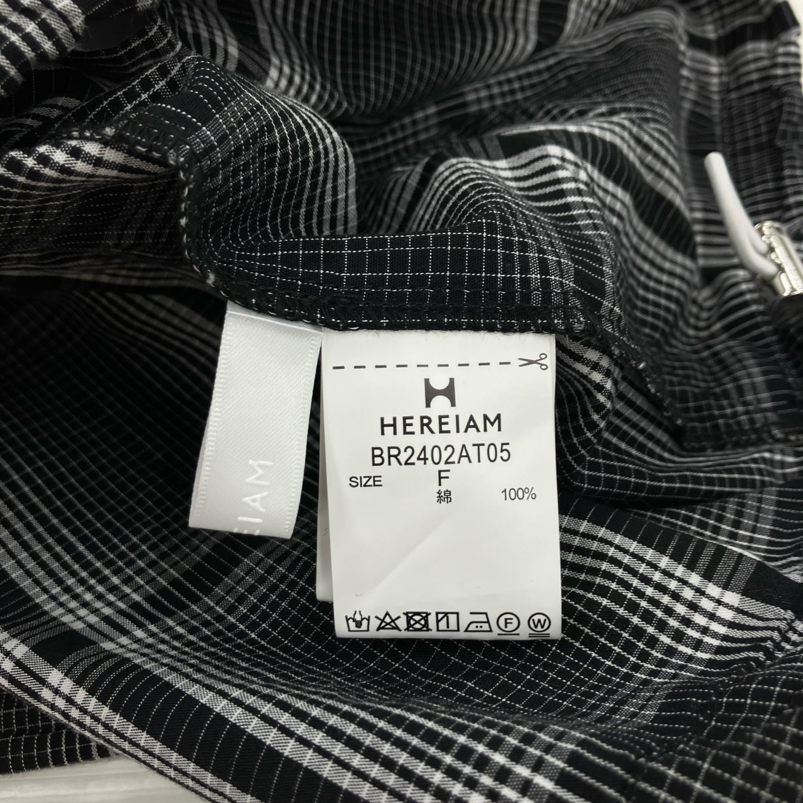 その他アウター HEREIAM アノラックパーカー チェック ブラック