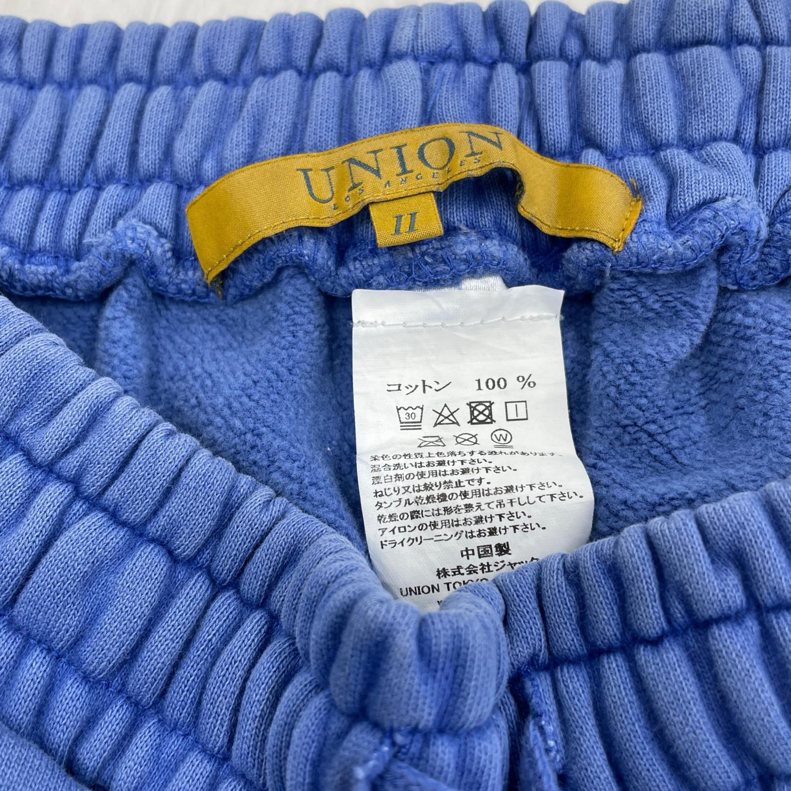 パンツ UNION 23AW QUAD PANT スウェットコットンパンツ-2 2 ブルー