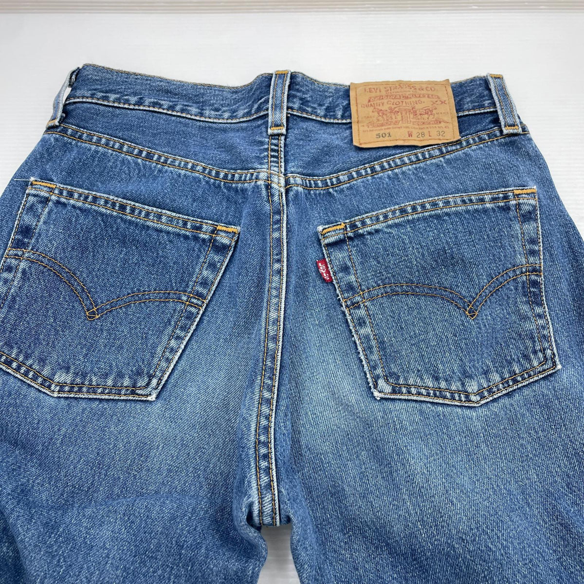 デニムパンツ 00s 米国製 501 デニムパンツ 553刻印 28 ブルー