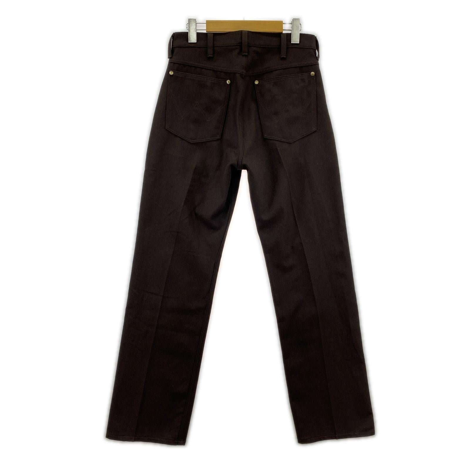 パンツ WS0206 ウールフランネルパンツ BRW 31 ブラウン