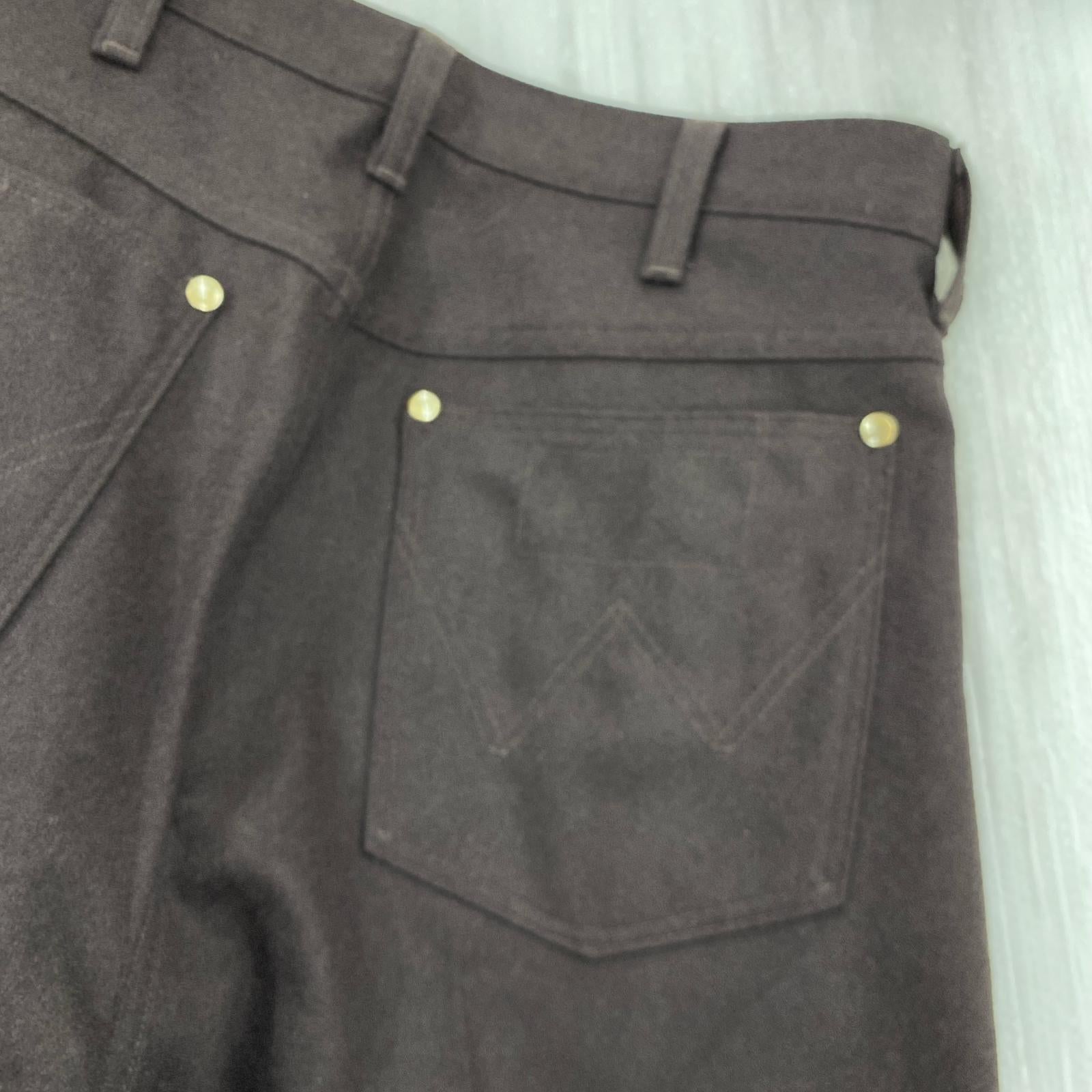パンツ WS0206 ウールフランネルパンツ BRW 31 ブラウン