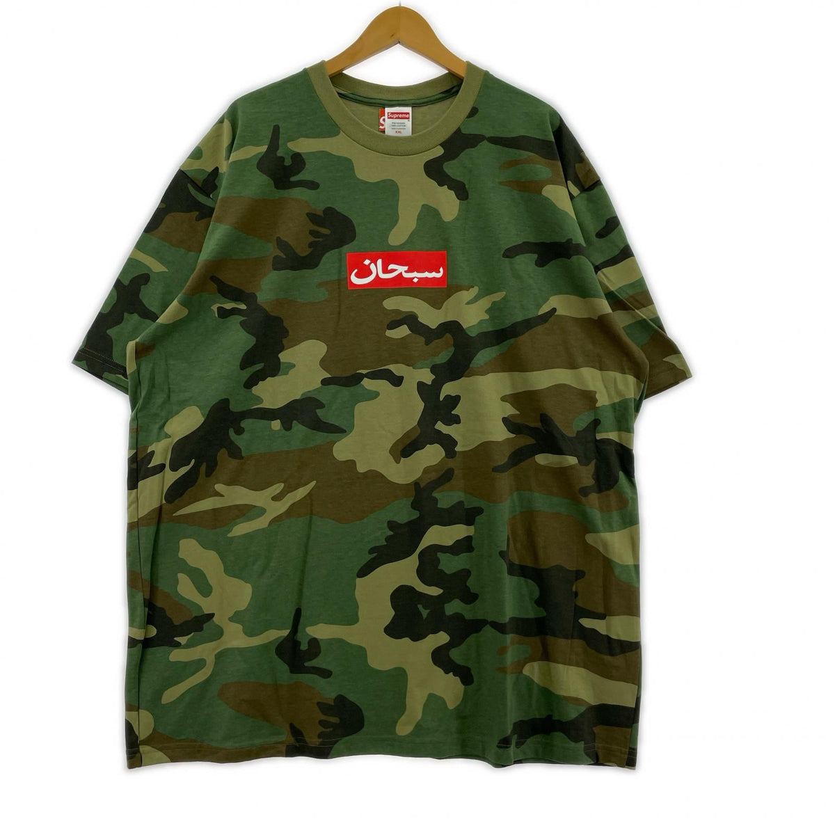 半袖Ｔシャツ Supreme 26SS Arabic Box Logo Tee Woodland Camo