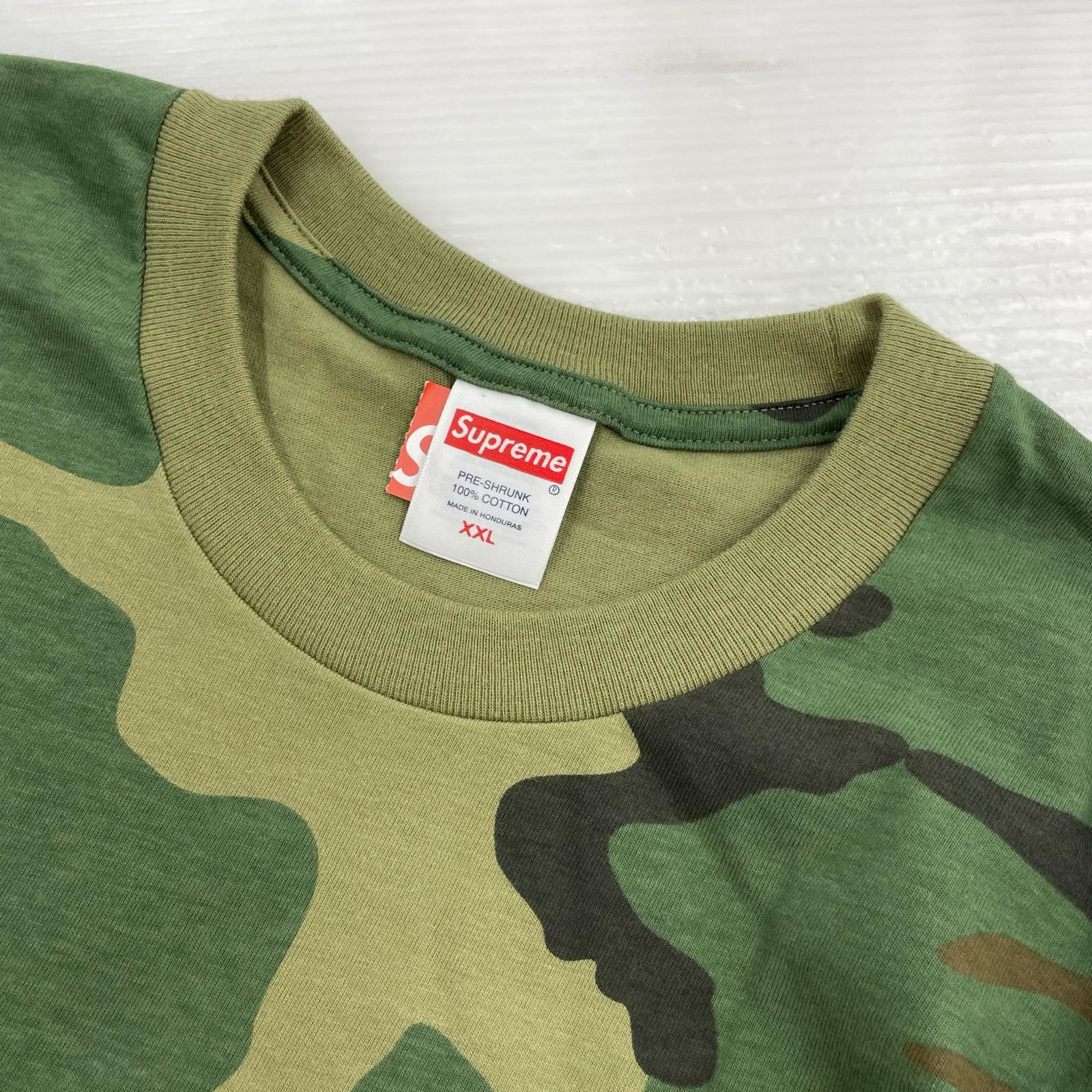 半袖Ｔシャツ Supreme 26SS Arabic Box Logo Tee Woodland Camo