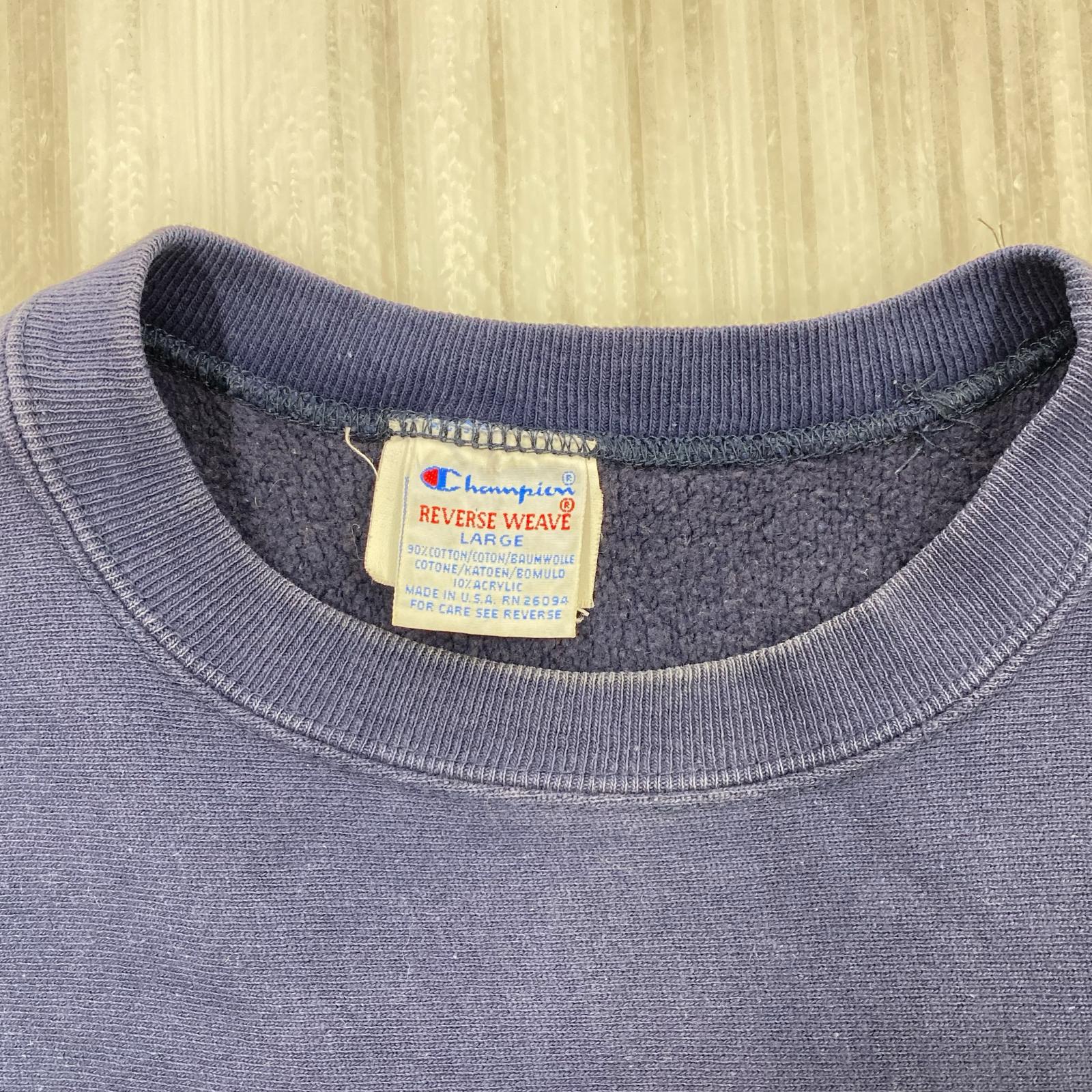 スウェット 90s リバースウィーブ ネイビー (L) L ネイビー