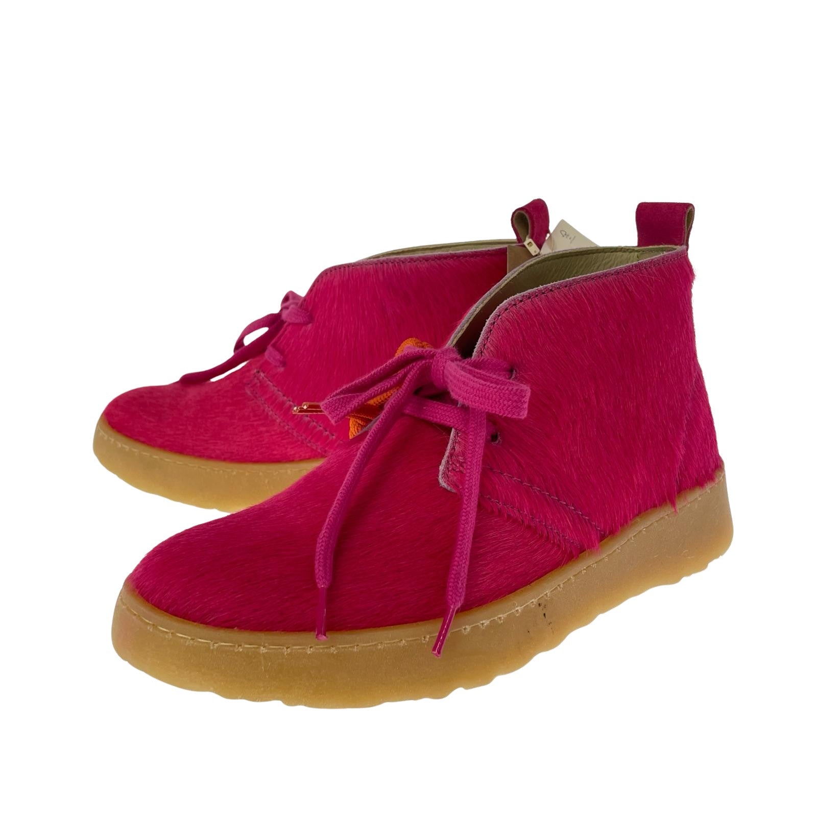 ブーツ ×CLARKS ピンクハラコ (23) ピンク