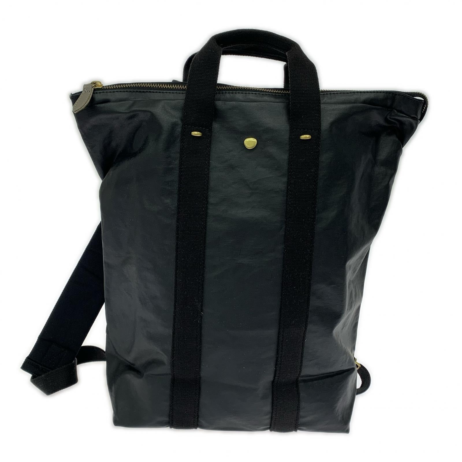リュック・デイパック NEUTRAL GLAY 撥水トート型リュック ブラック
