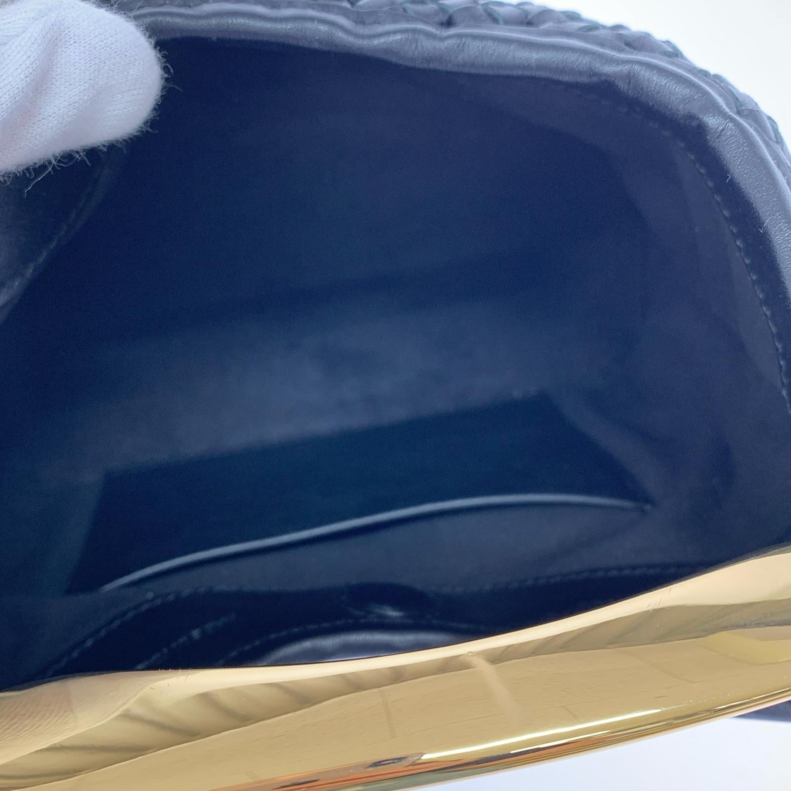 ハンドバッグ Elleme Small Boomerang Woven Leather Bag ブラック