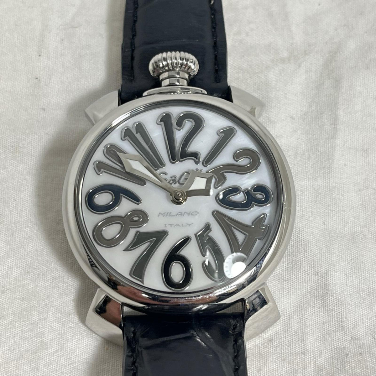 GaGaMILANO/マヌアーレ40/5020.5/電池交換済 5020.5 GaGaMILANI 腕時計