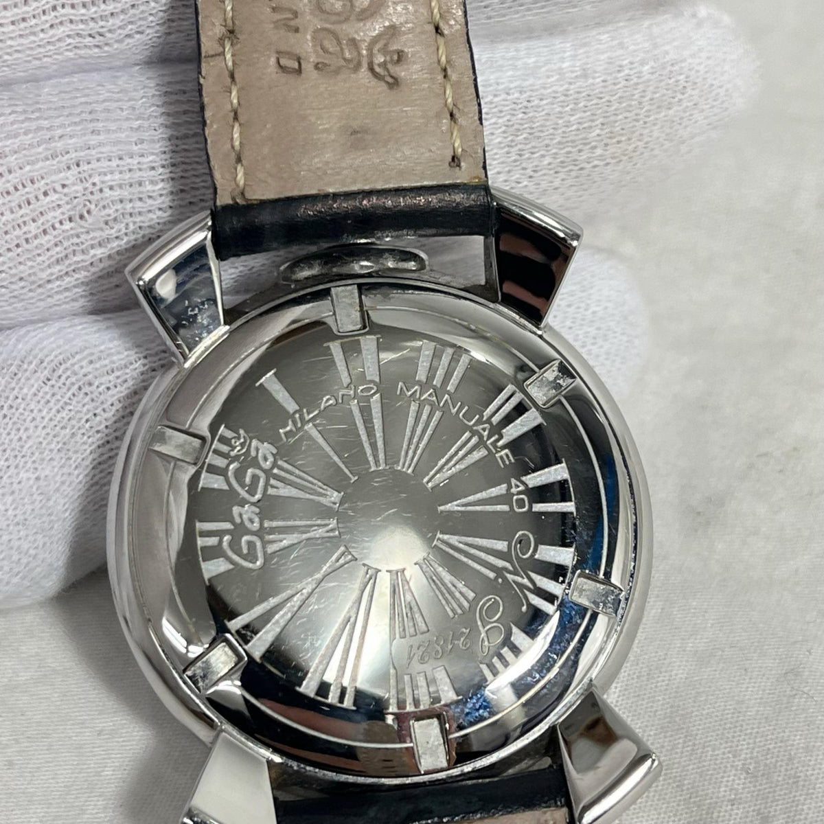 GaGaMILANO/マヌアーレ40/5020.5/電池交換済 5020.5 GaGaMILANI 腕時計