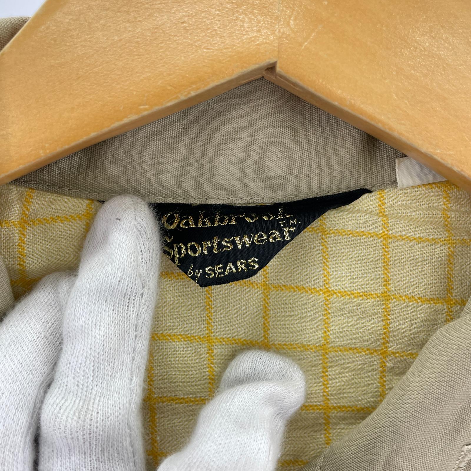 ジャケット SEARS 70'前後 スイングトップ ベージュ S ベージュ