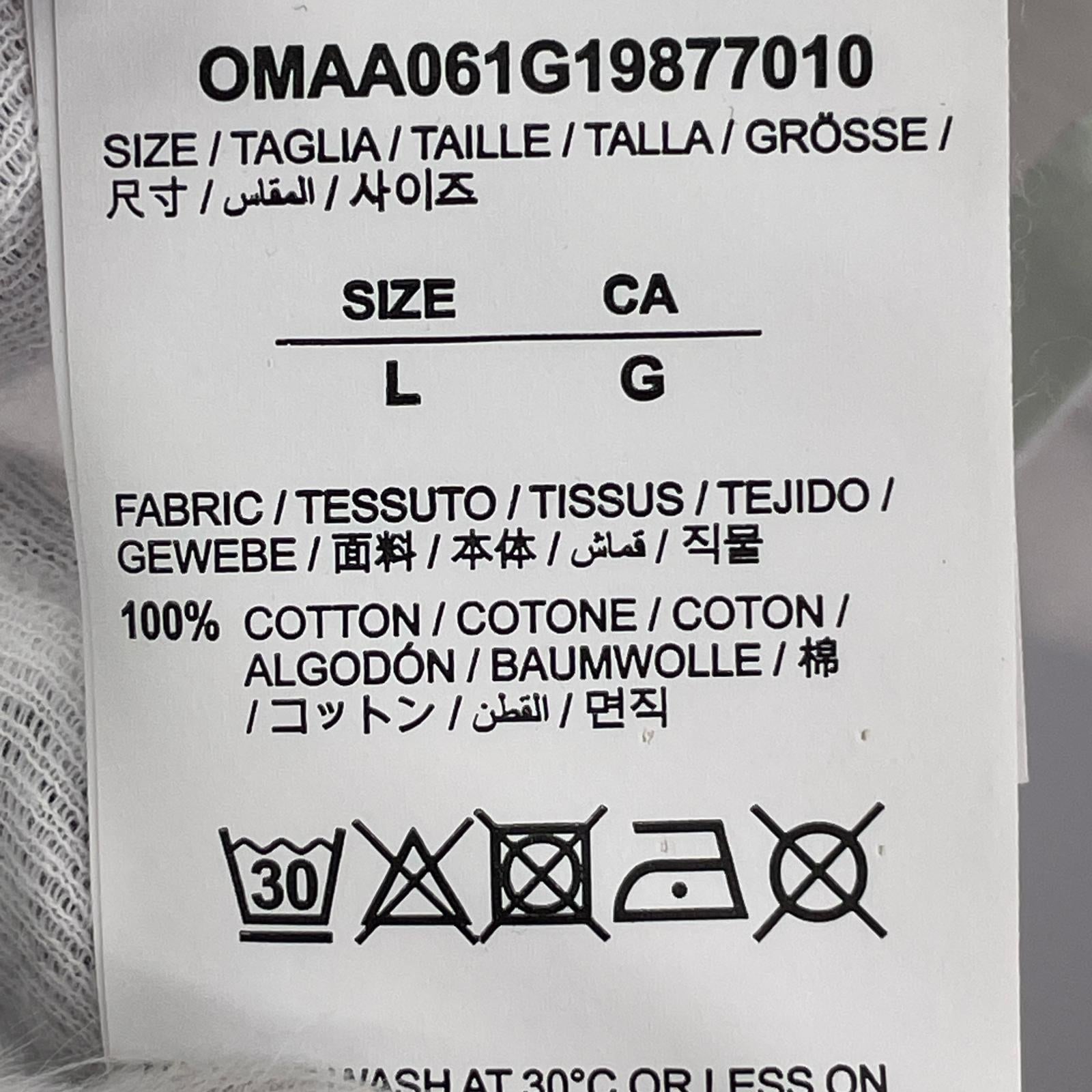 半袖Ｔシャツ OMAA061G19877010 白 (L) L ホワイト