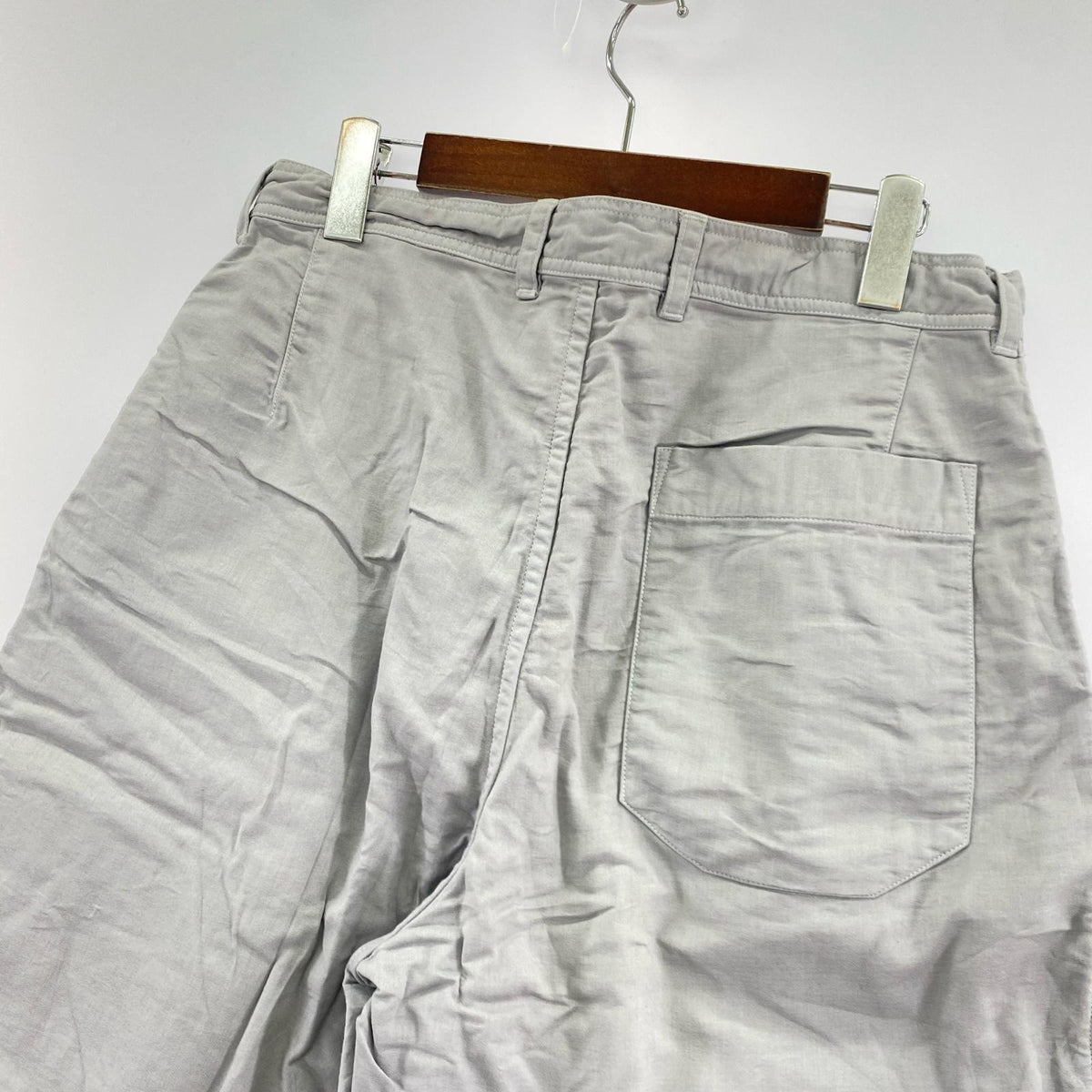 ショートパンツ AUBERGE/25SS/KWAI/40/ｸﾞﾚｰ グレー
