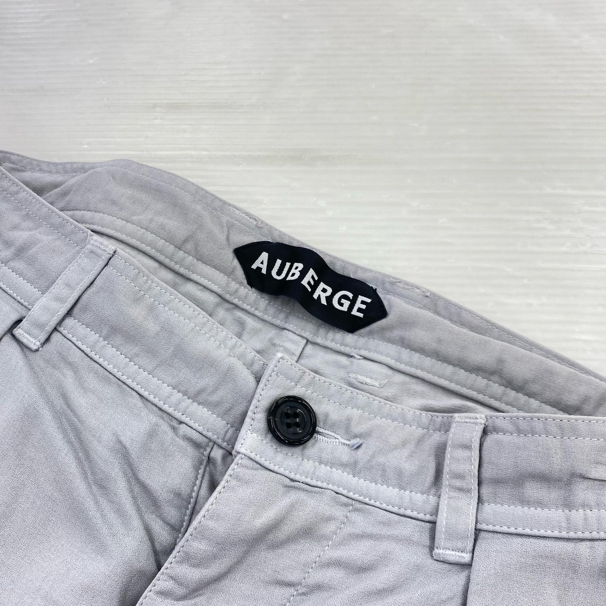 ショートパンツ AUBERGE/25SS/KWAI/40/ｸﾞﾚｰ グレー