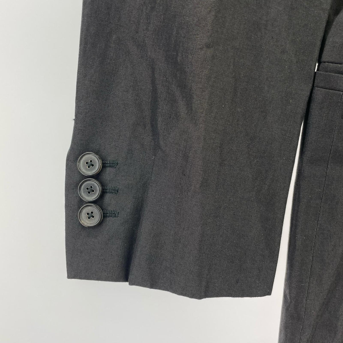ジャケット JIL SANDER ピークドラペル1Bジャケット 44 グレー 44 グレー