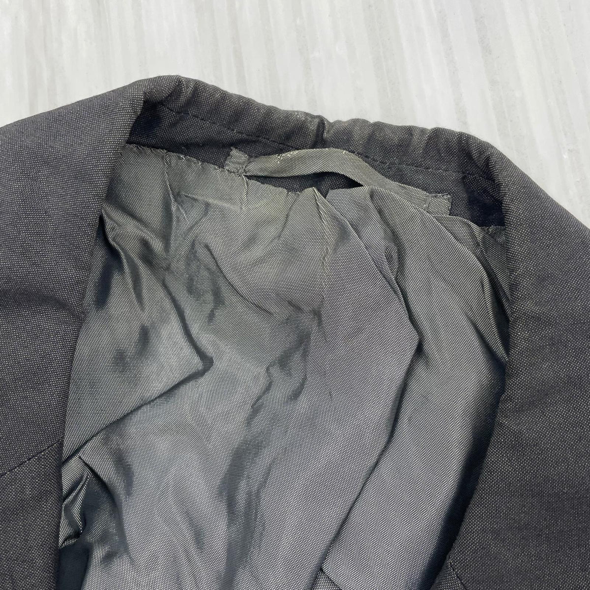 ジャケット JIL SANDER ピークドラペル1Bジャケット 44 グレー 44 グレー